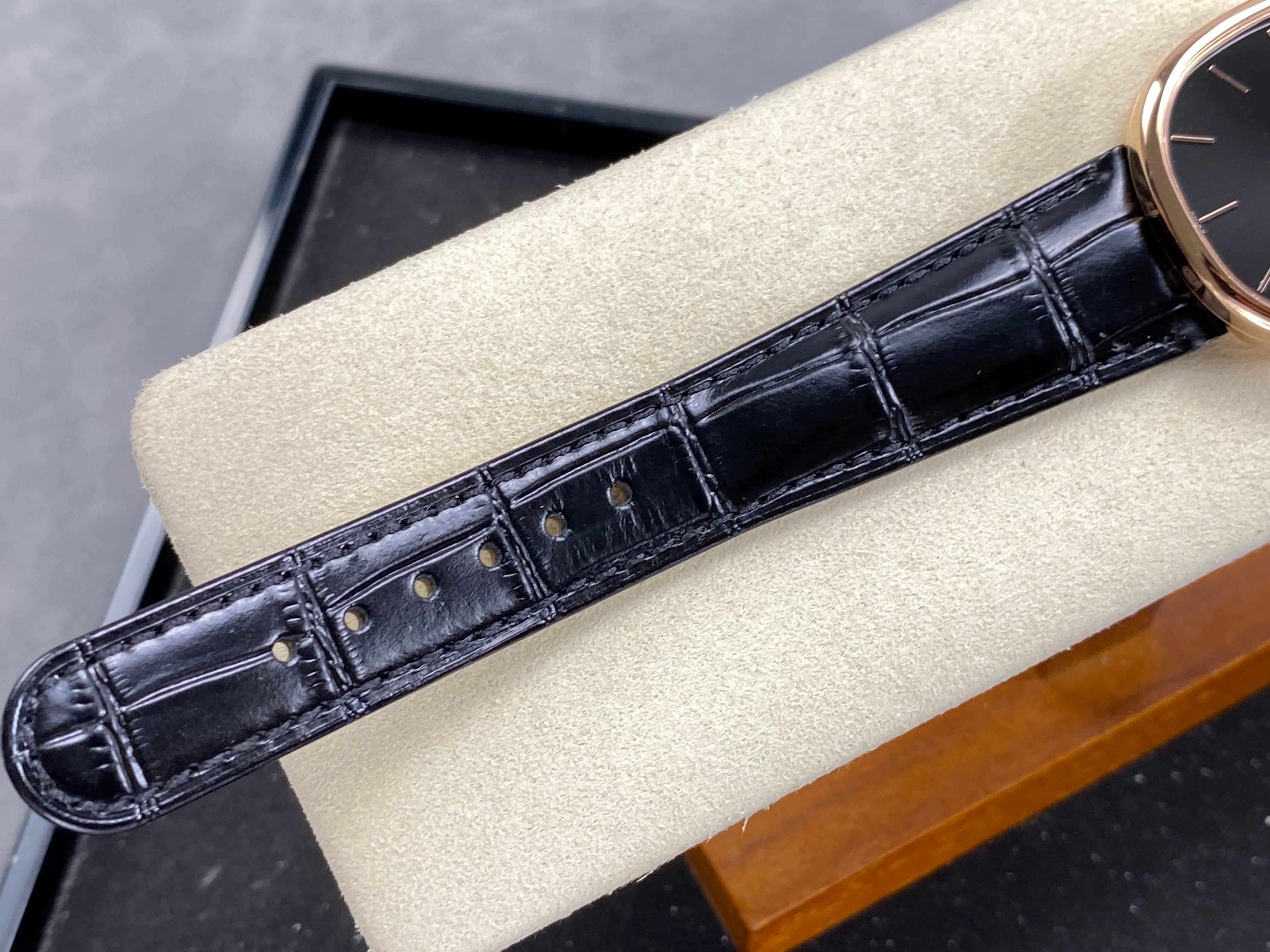 Patek Philippe Golden Ellipse 40mm Black Dial Rose Gold Case
