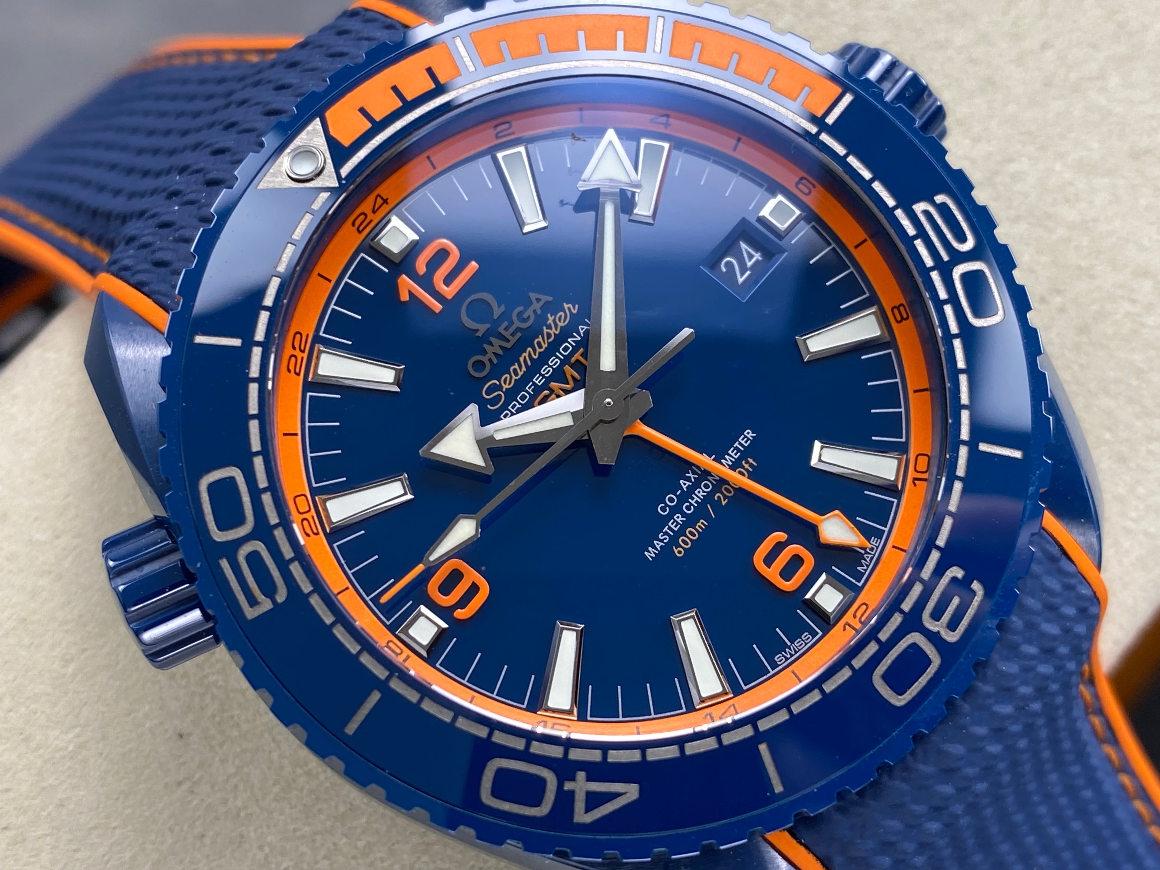 Omega Seamaster Ocean Planet Ceramic Deep Sea Blue 45.5 mm Watch