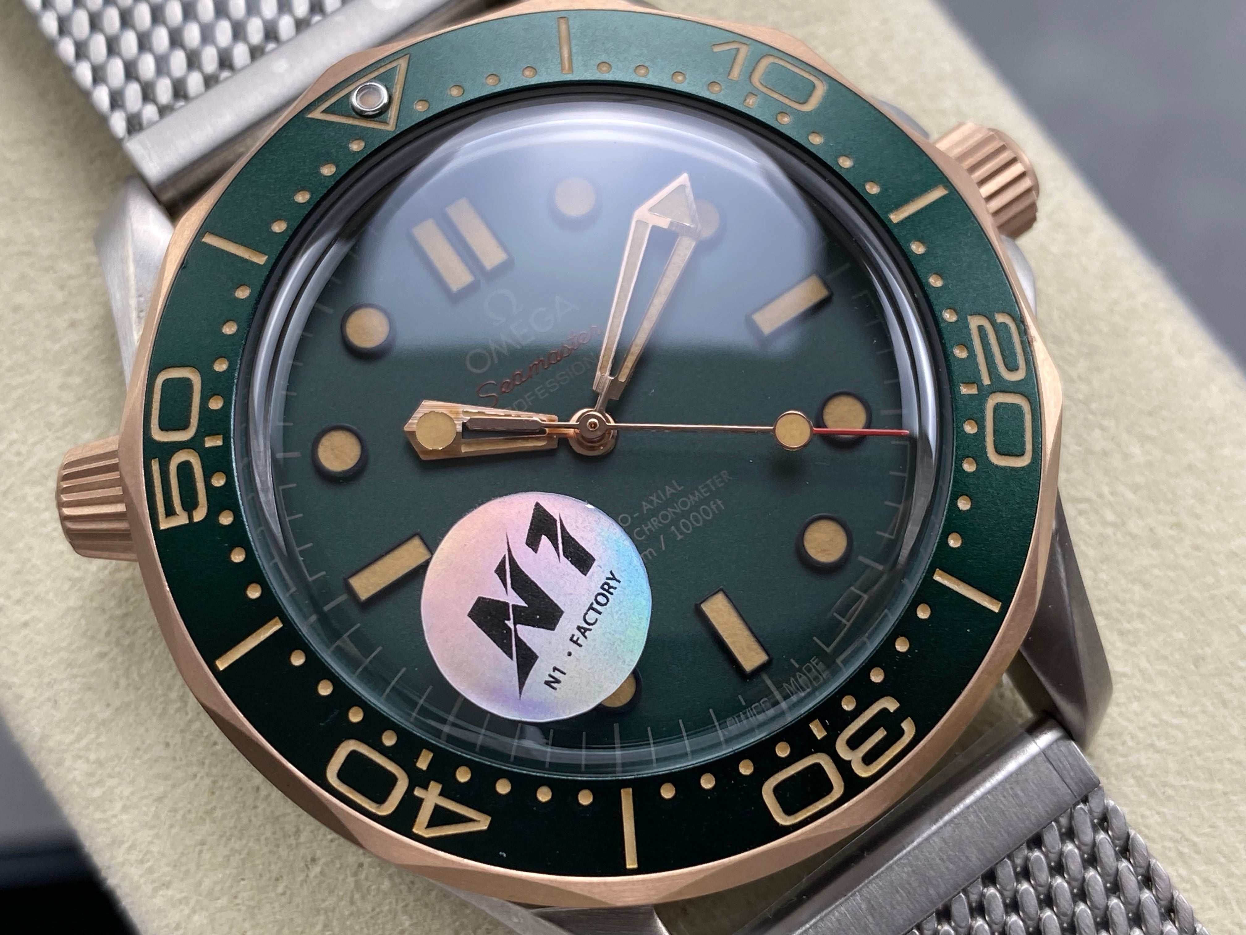 Omega Seamaster Diver 300M 42mm Green Dial Watch