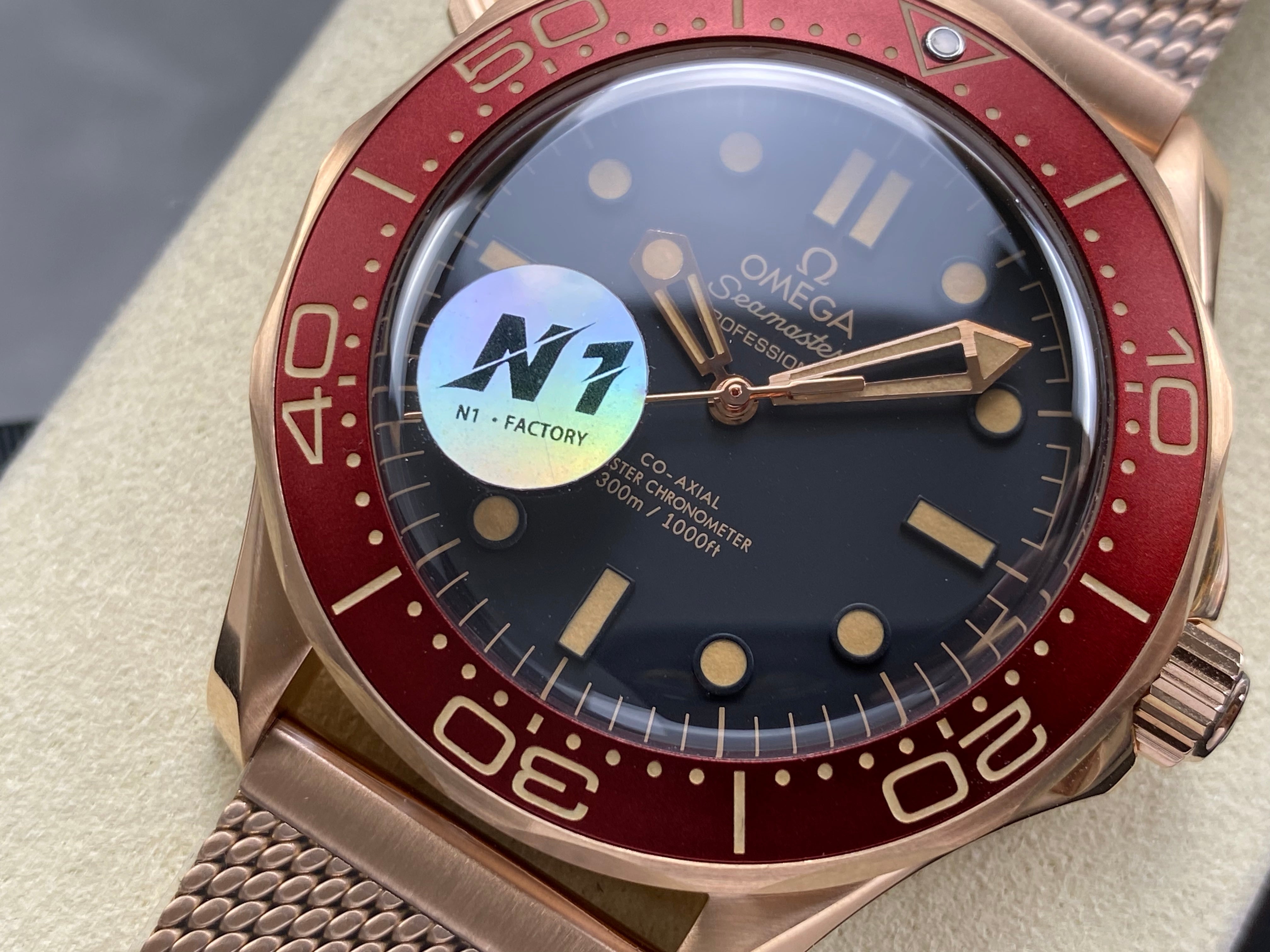 Omega Seamaster Diver 300M Rose Gold 42mm Watch
