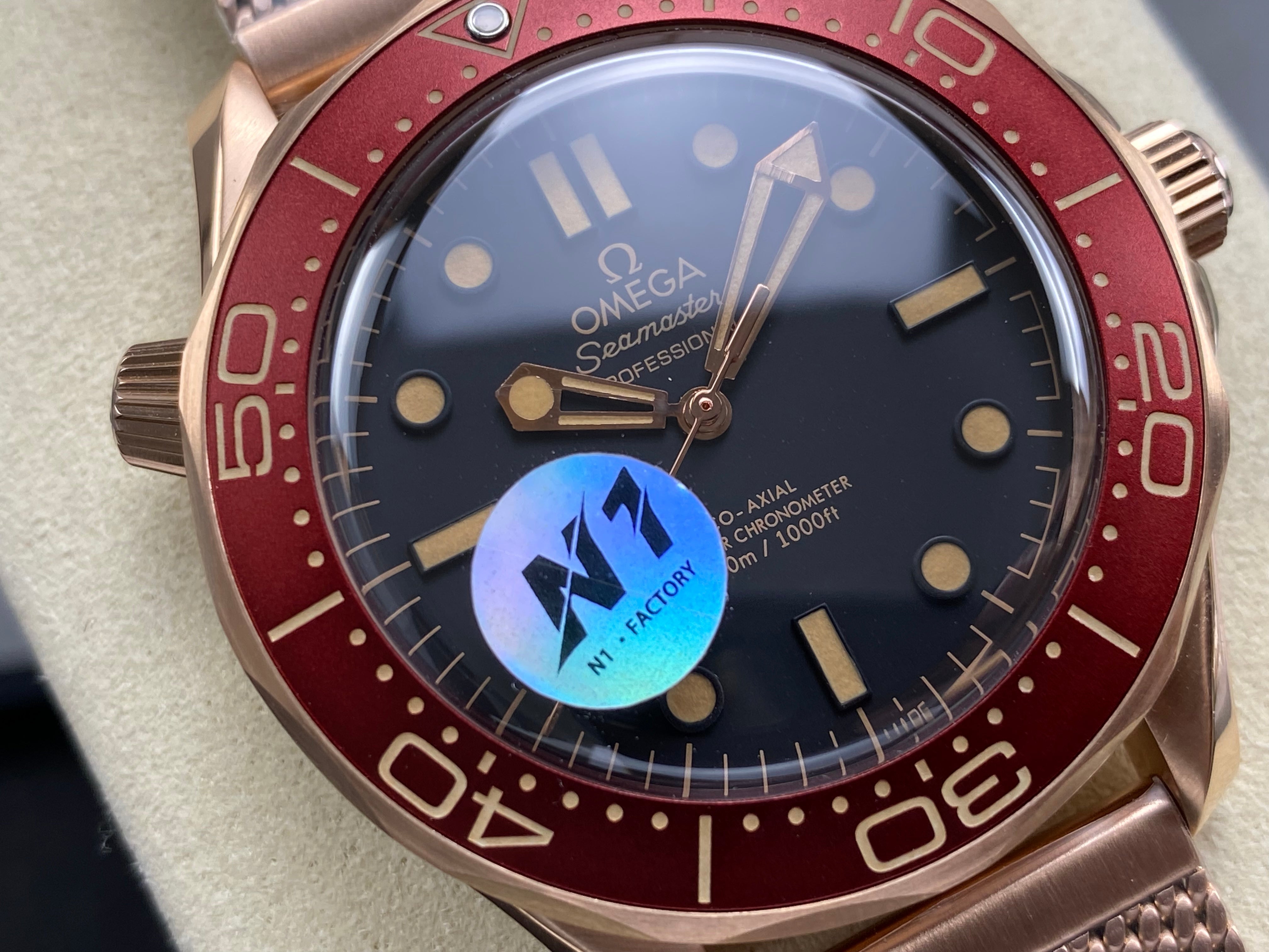 Omega Seamaster Diver 300M Rose Gold 42mm Watch