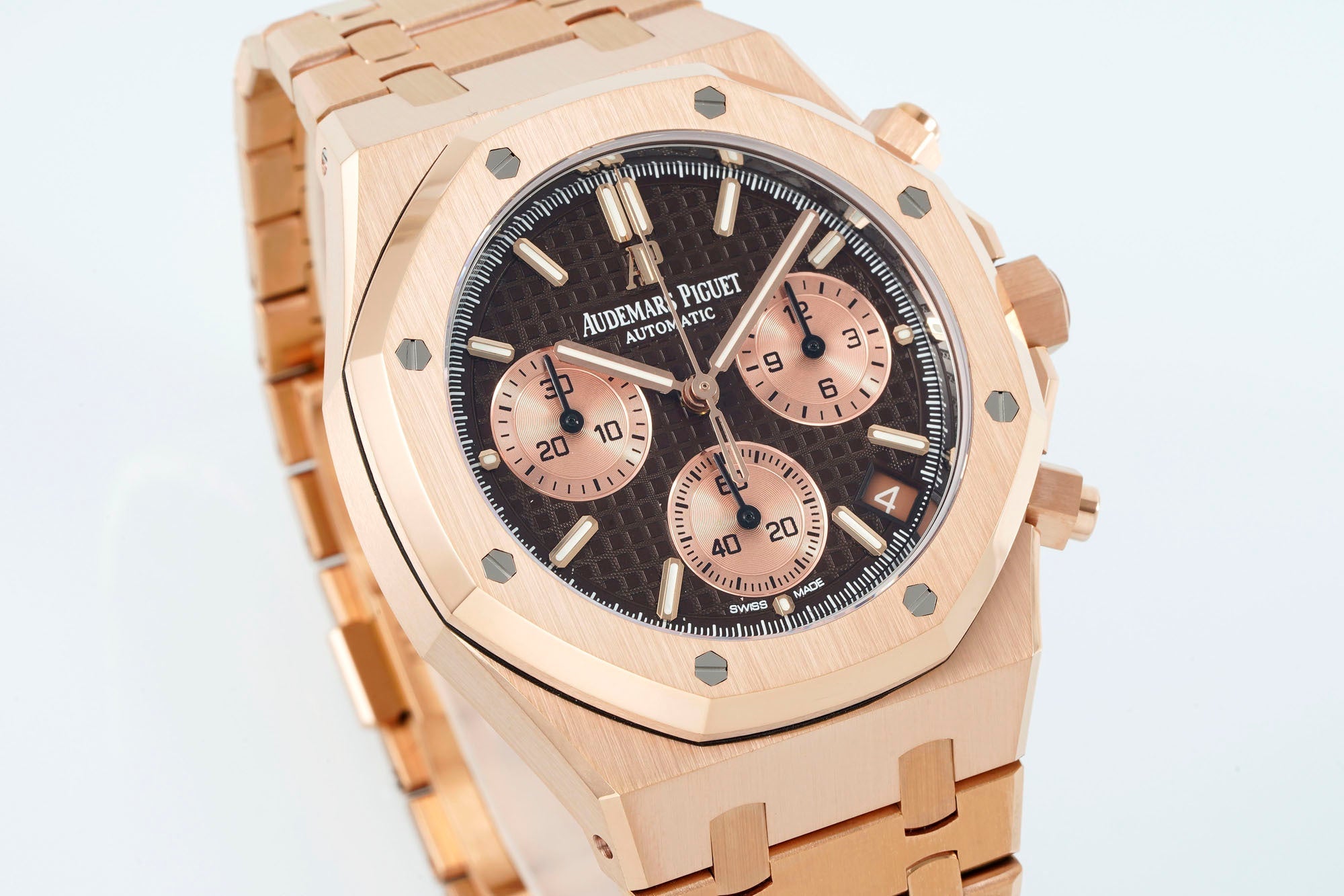 Audemars Piguet Royal Oak Chronograph 41mm Rose Gold Brown Dial