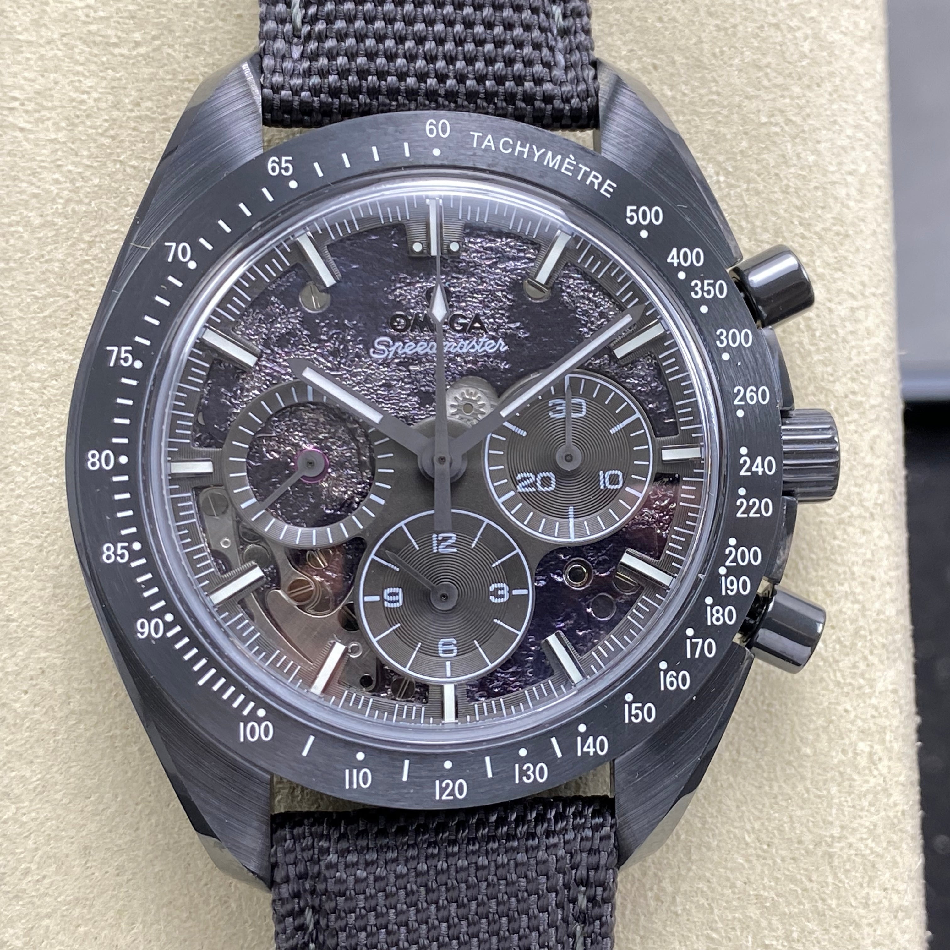 Omega Speedmaster Dark Side of the Moon 44.25mm Dark Grey Textile Strap