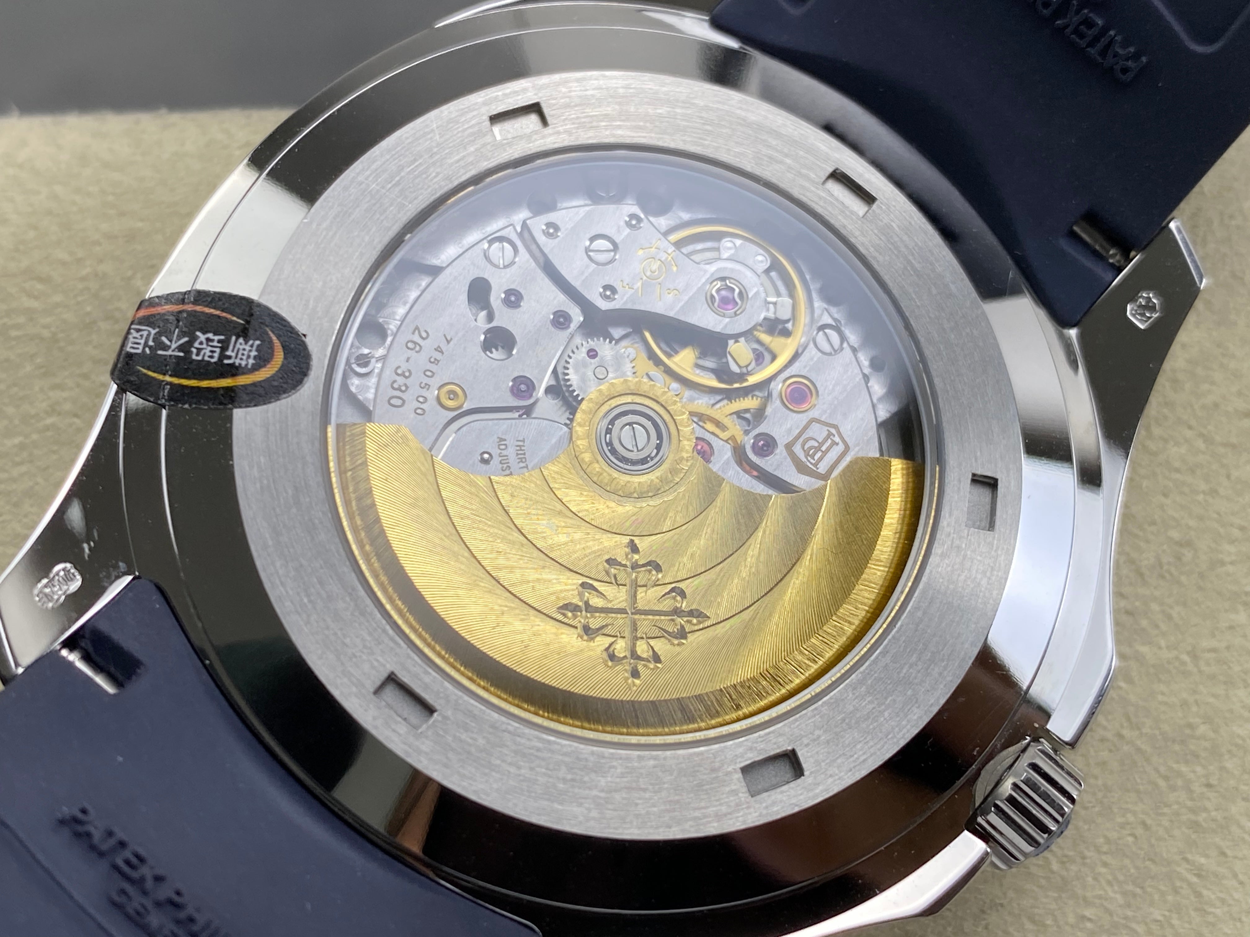 Patek Philippe Aquanaut 42mm Blue Dial Blue Rubber Strap