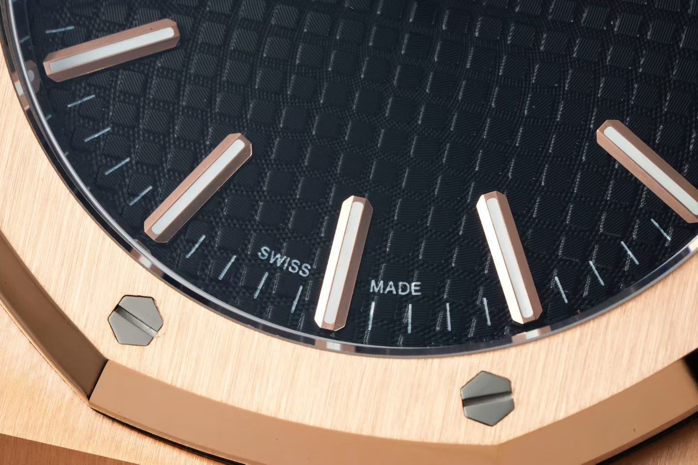 Audemars Piguet Royal Oak Selfwinding 41mm 15510 Rose Gold Dark Black Dial