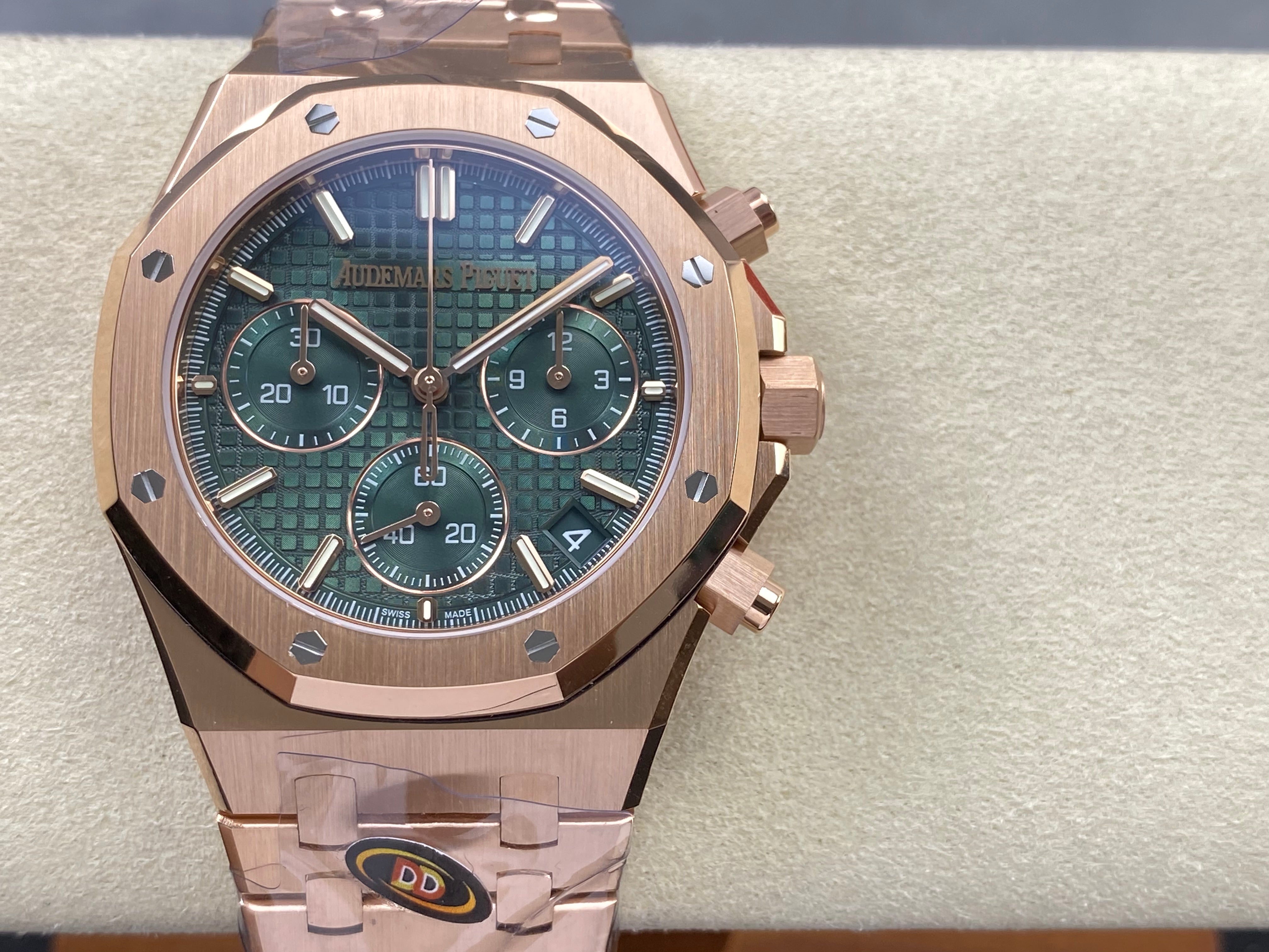 Audemars Piguet Royal Oak Chronograph 41mm Rose Gold Dark Green Dial