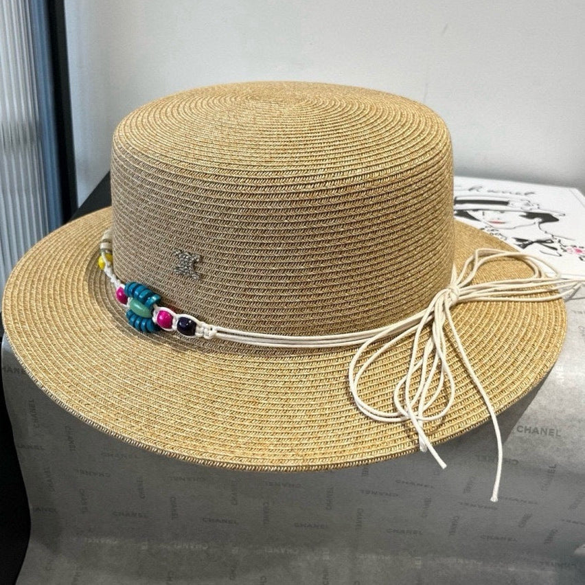 Celine Flat-top Straw Hat 175470