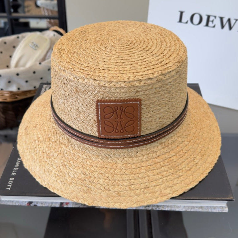 Loewe Raffia Straw Bucket Hat 299791