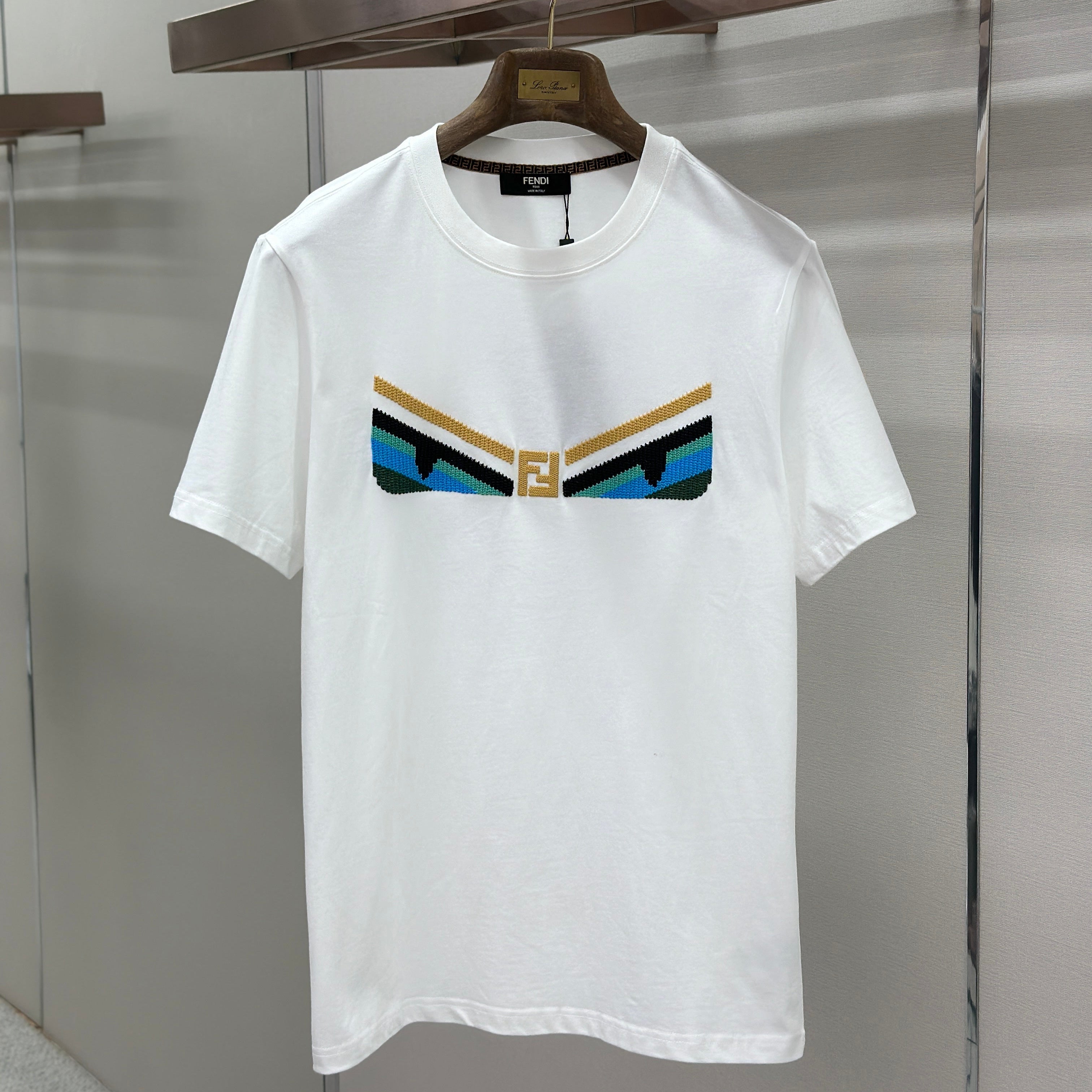 Fendi 2026 Short-Sleeve T-Shirt Cotton 739474