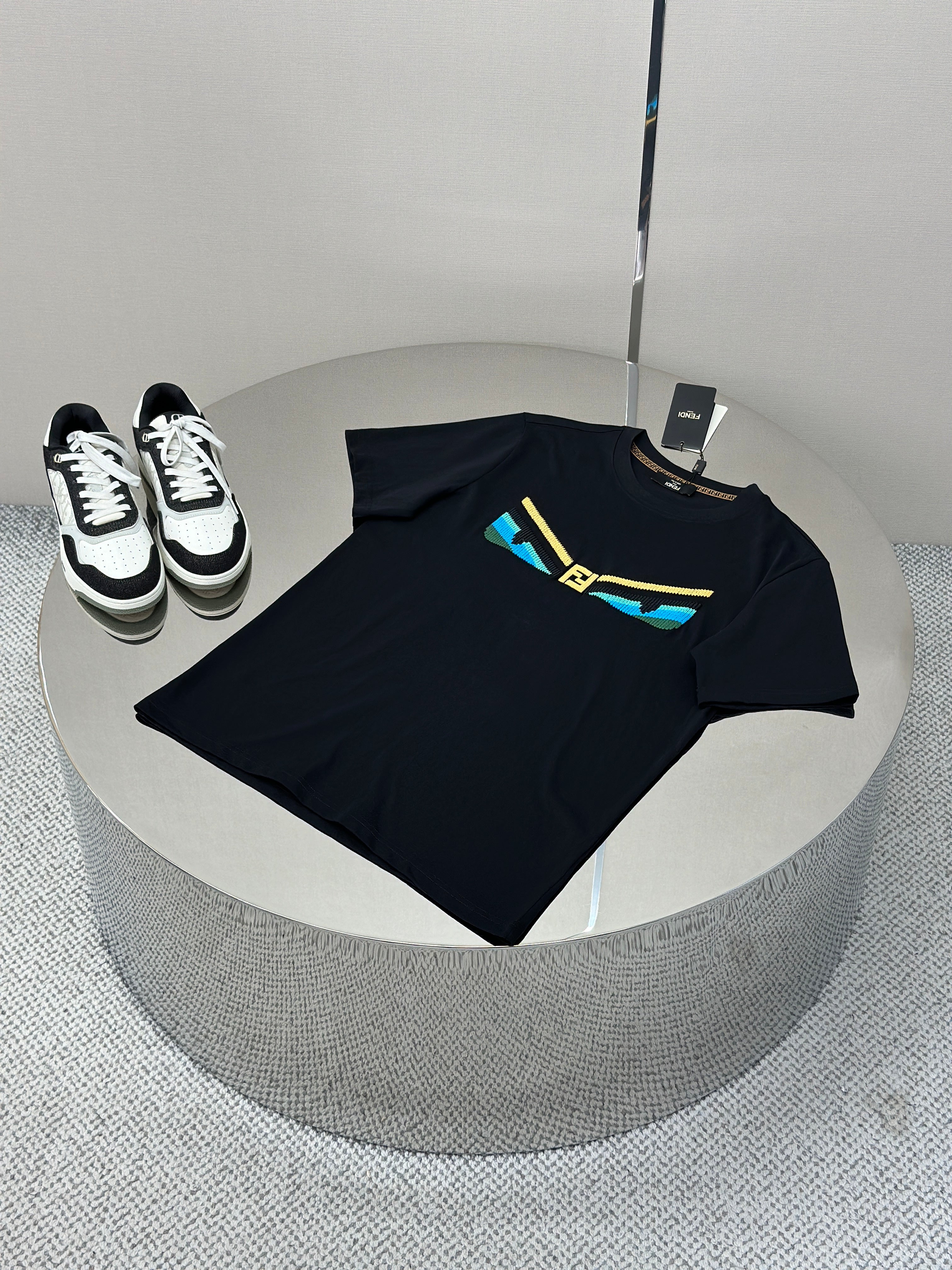 Fendi 2026 Short-Sleeve T-Shirt Cotton 739474
