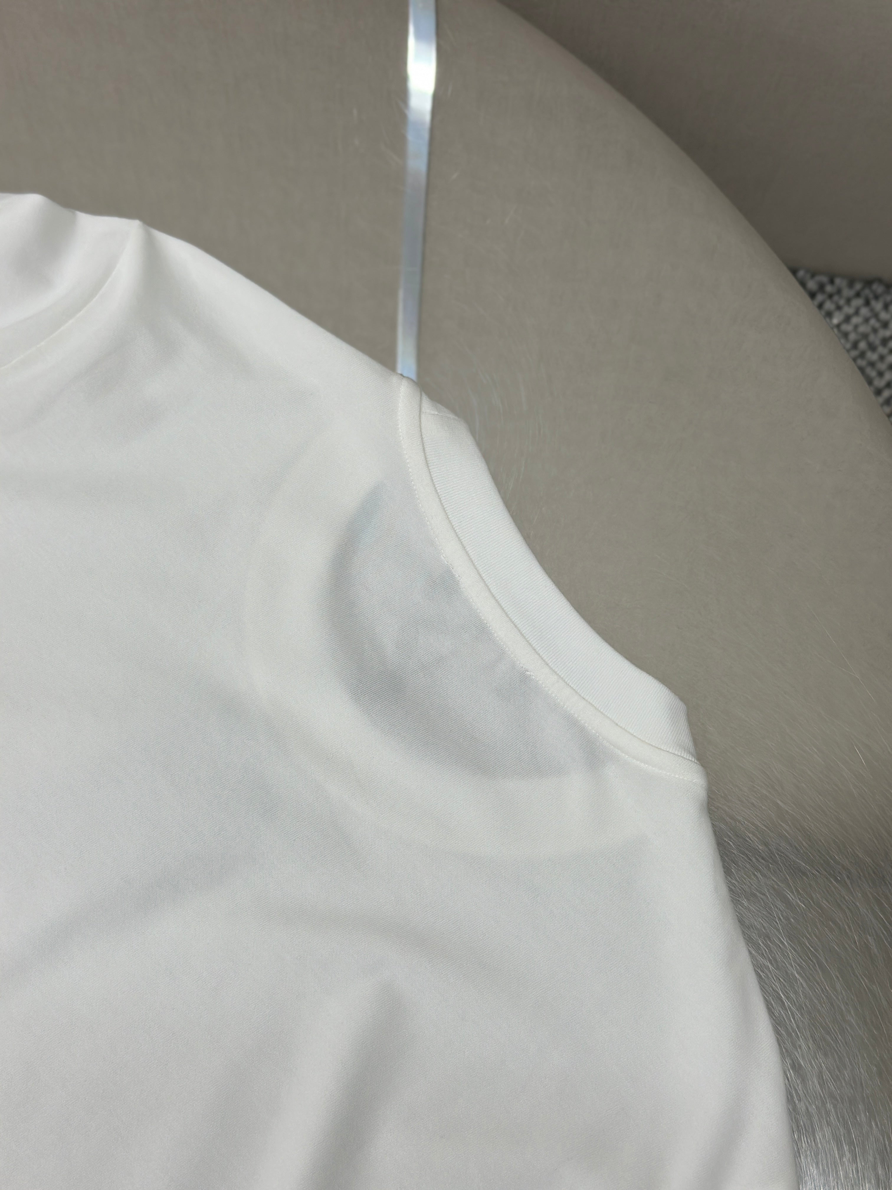 Fendi 2026 Men's Short-Sleeve T-Shirt White Cotton 824659
