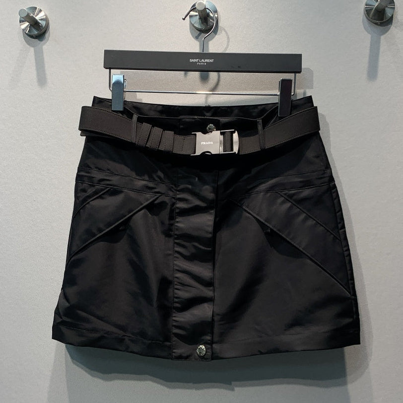 Prada 2026 Mini Skirt Black Polyester 395935