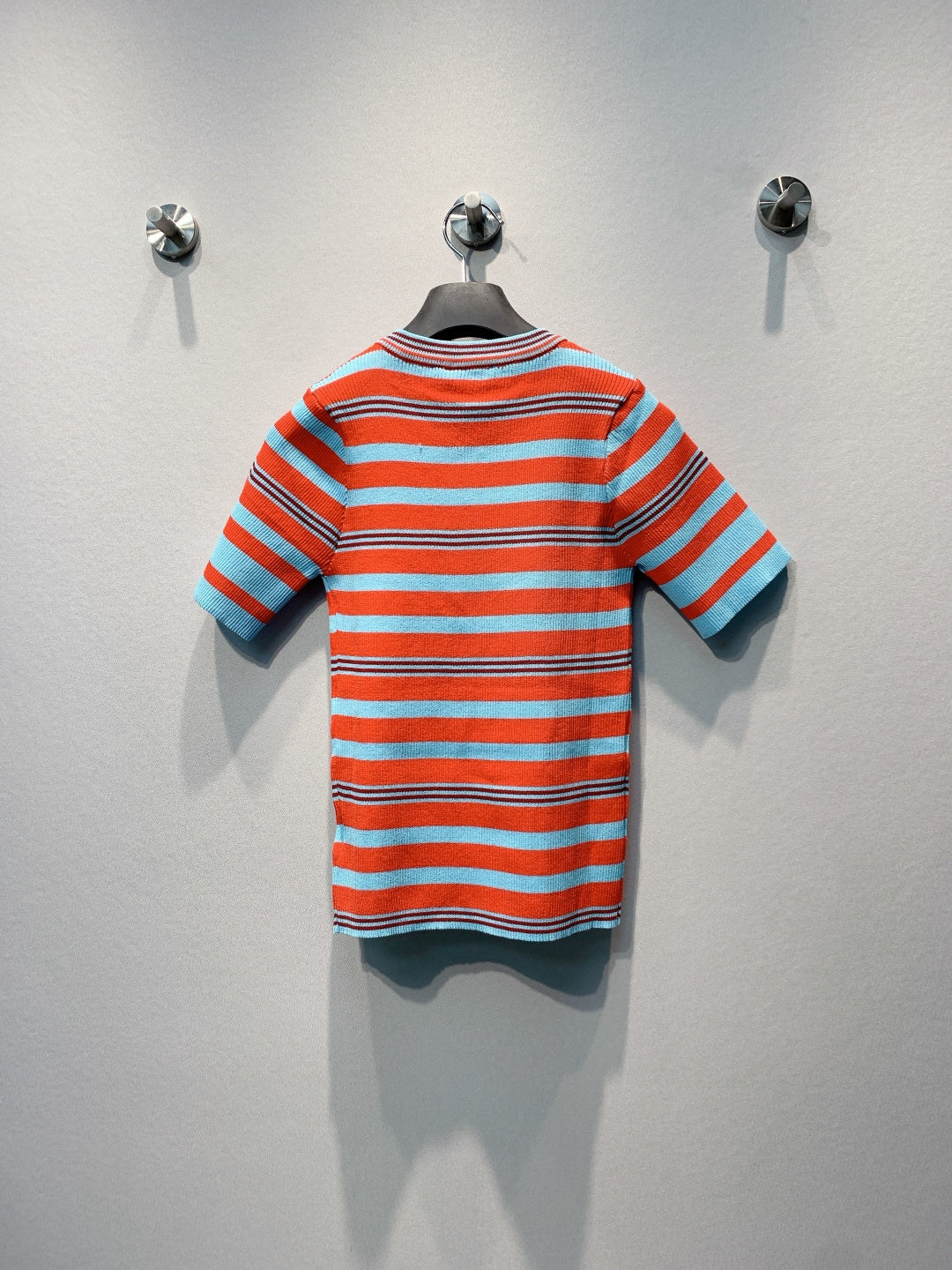 Chanel 2026 Shirt Orange Blue Wool 402073