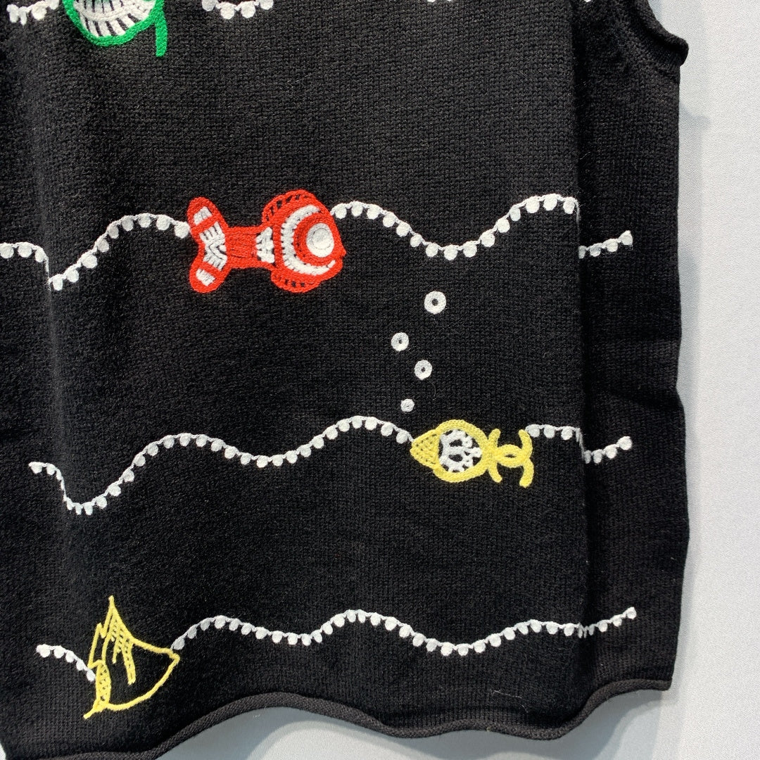 Chanel 2026 Vest Shirt Black Wool 638225