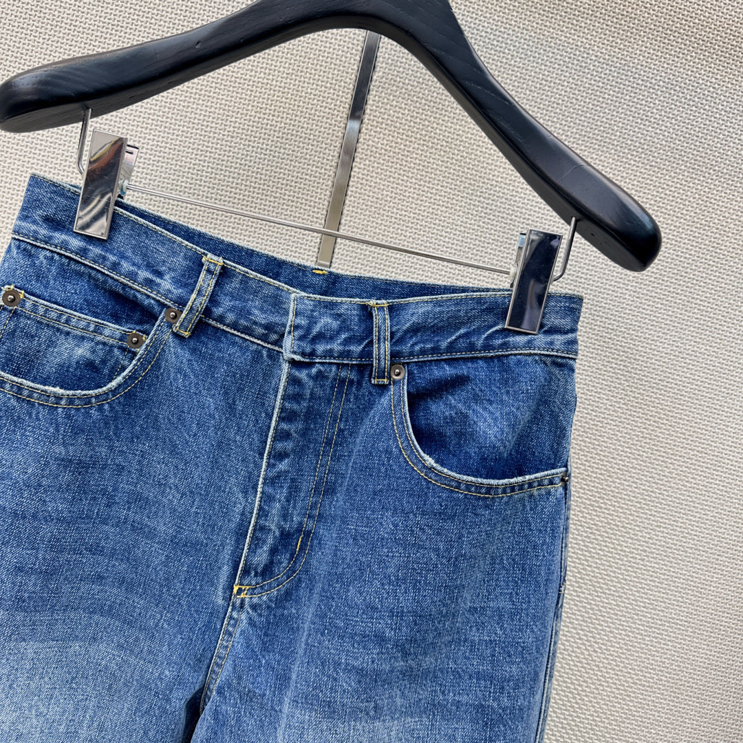 Dior 2026 Wide-leg Jeans Blue Cotton 392019