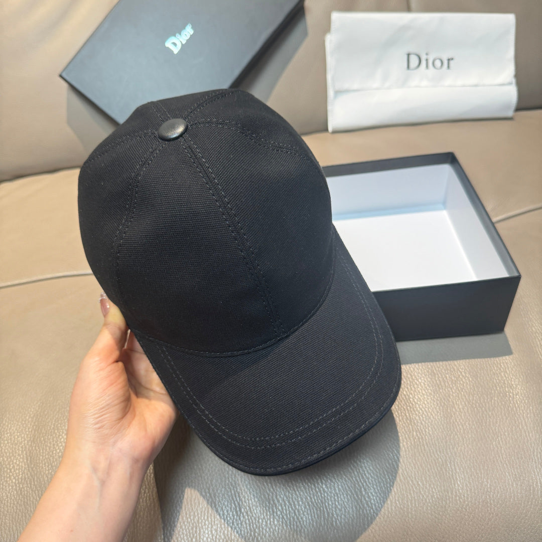 Dior Logo Baseball Cap Cotton 343792