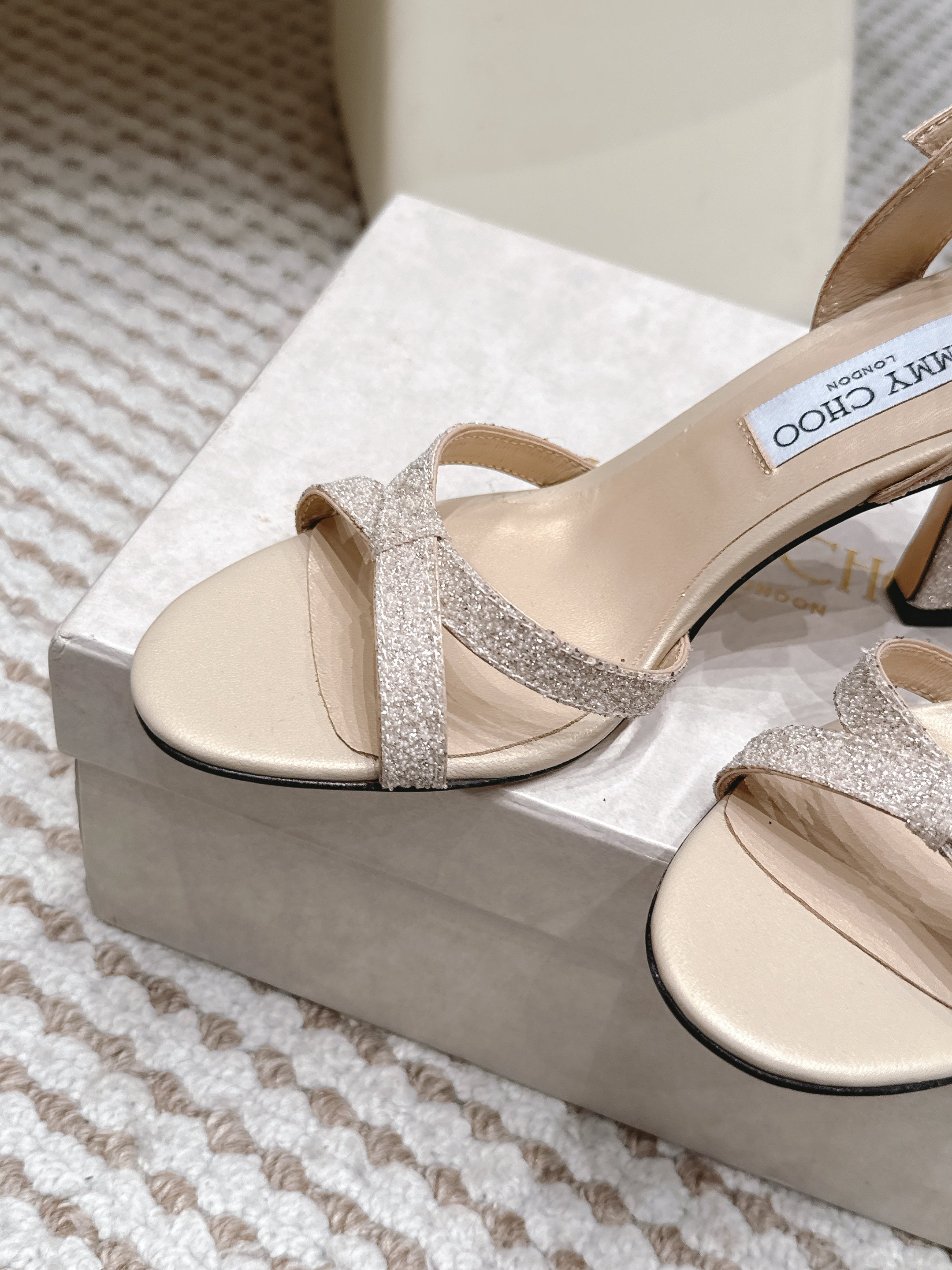 Jimmy Choo 2026 Elsy Sandals Suede Leather 930980