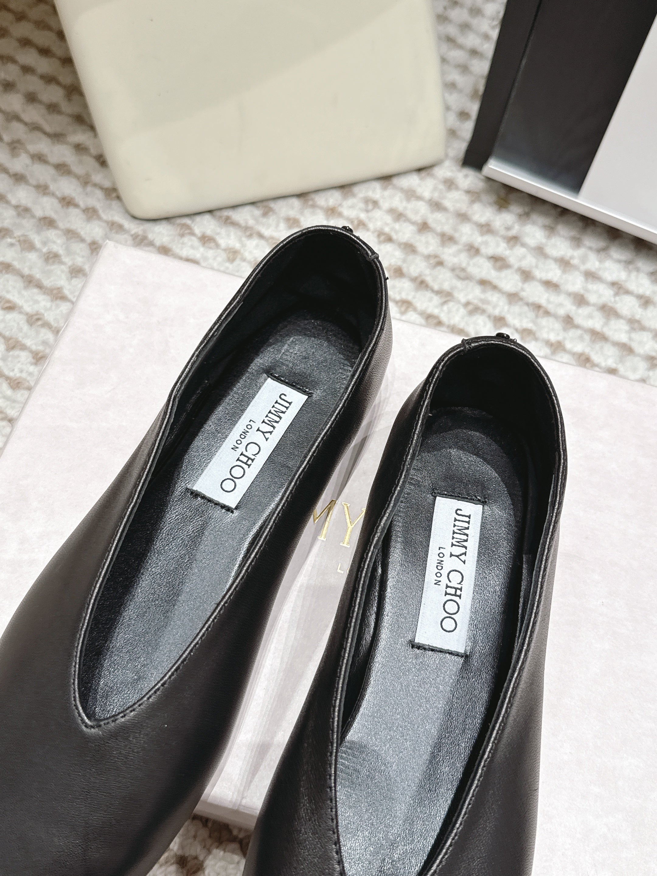 Jimmy Choo 2026 Margot Ballet Flats Sheepskin 930985