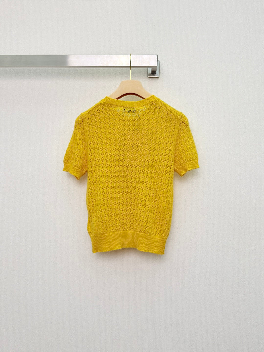MiuMiu 2026 Shirt Yellow Wool 644462