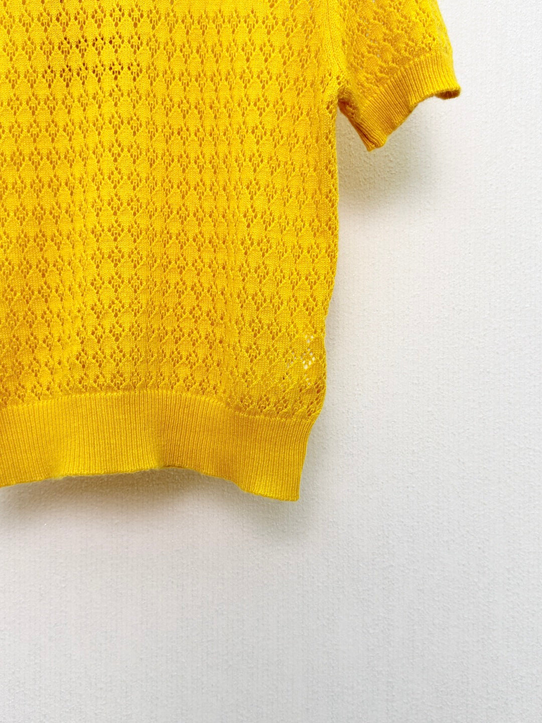 MiuMiu 2026 Shirt Yellow Wool 644462