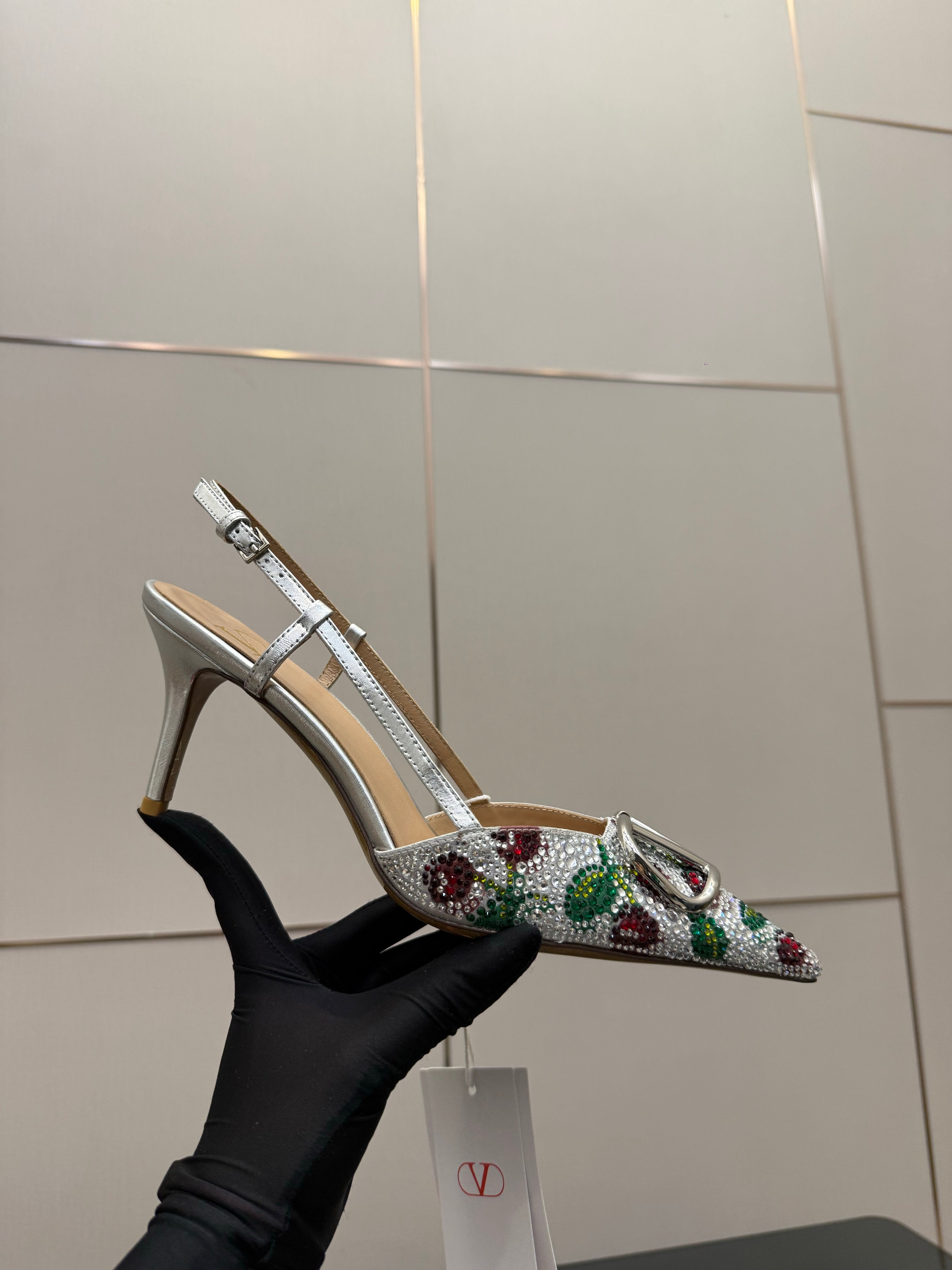 VT 26s Slingback 80 Crystal Colorful Leather 725843