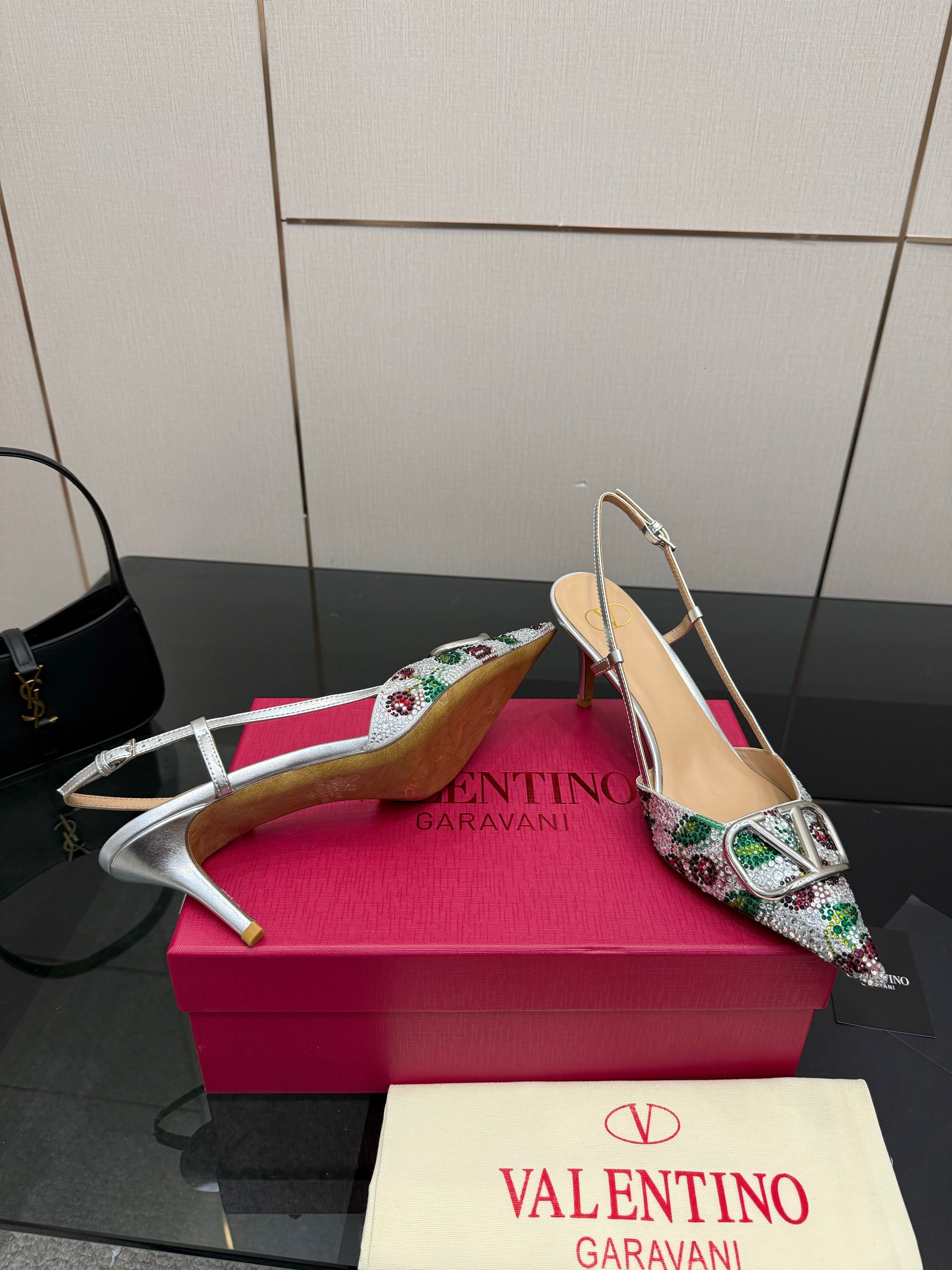 VT 26s Slingback 80 Crystal Colorful Leather 725843
