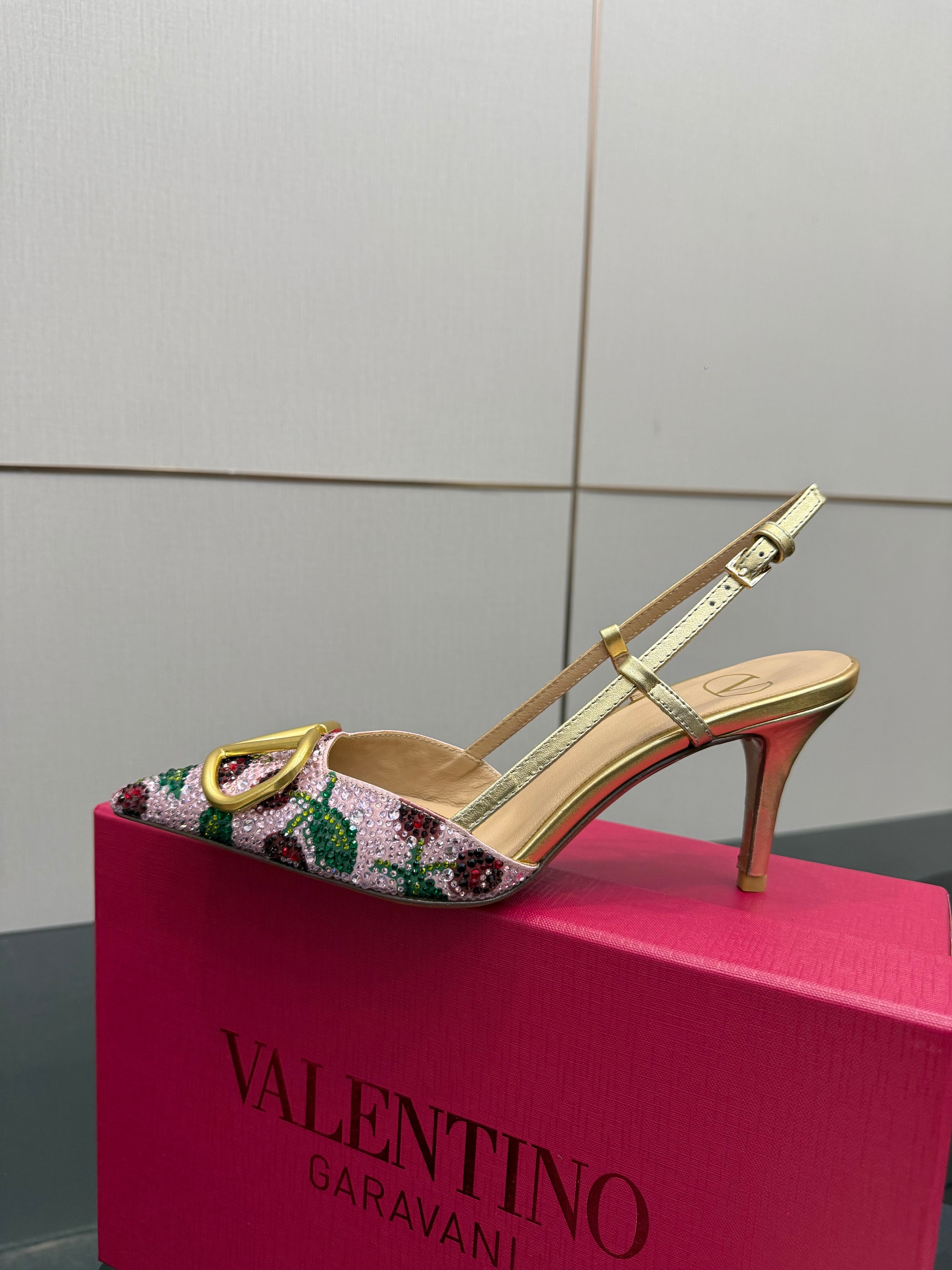 VT 26s Slingback 80 Crystal Colorful Leather 725843