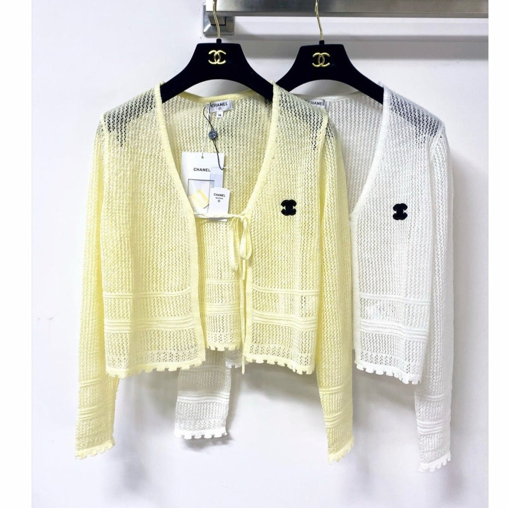 Chanel 2026 Short Knitted Cardigan Cotton 419392