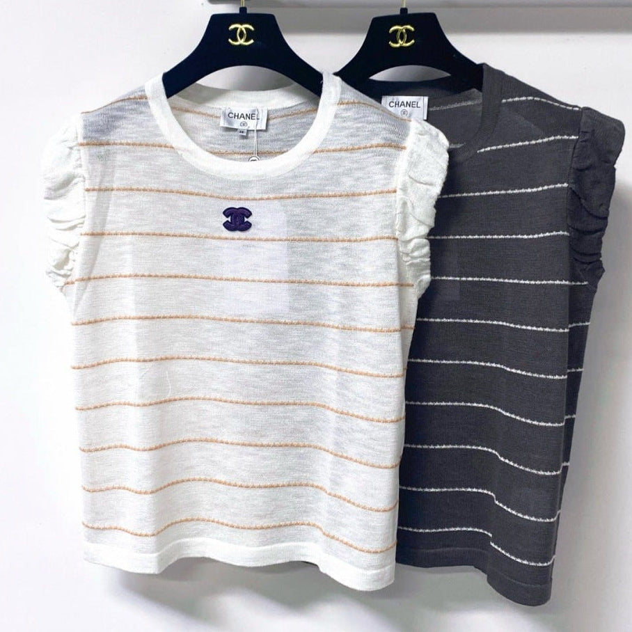 Chanel 2026 Short-Sleeved Shirt Wool 439829