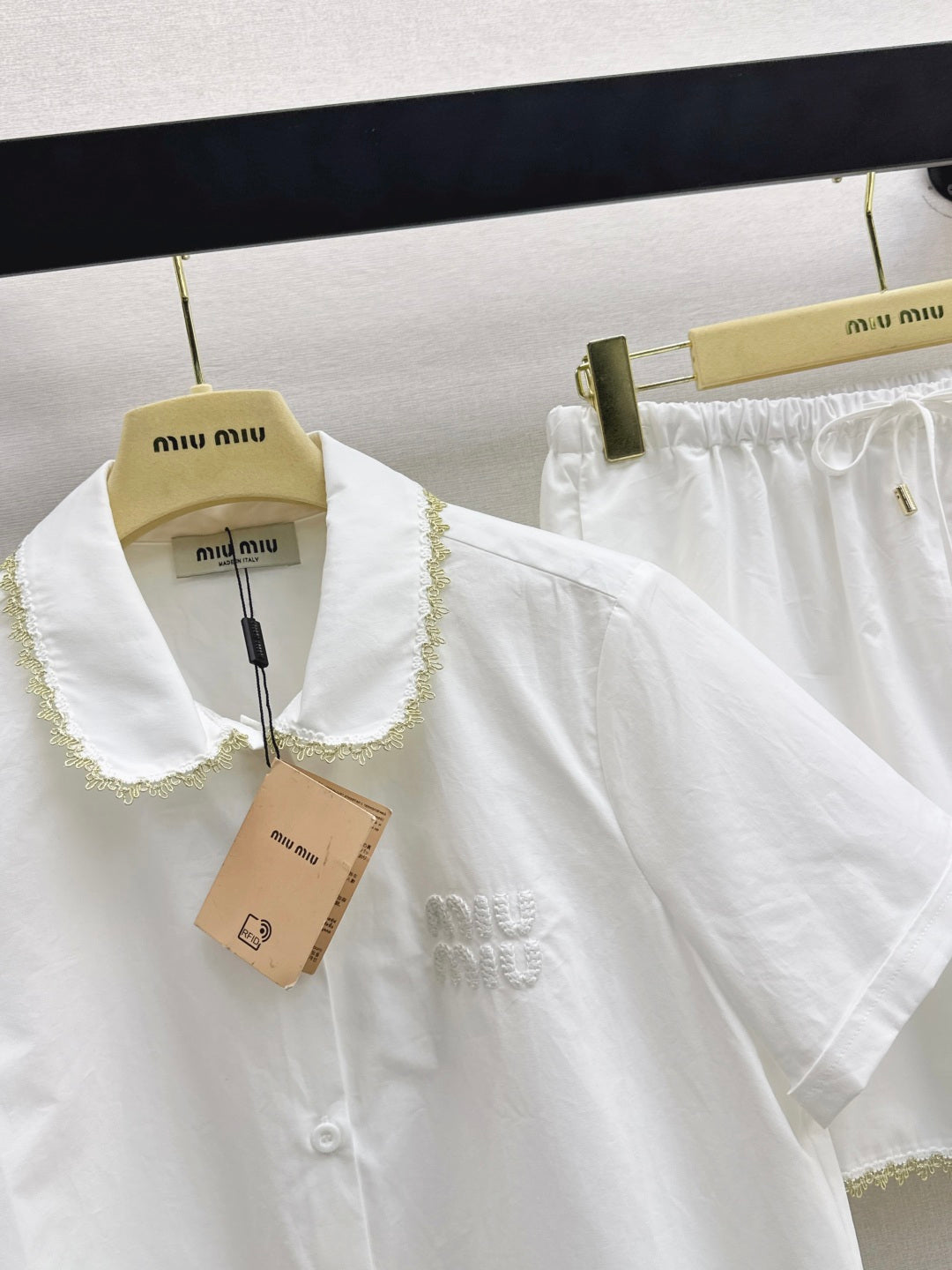 Miumiu 2026 Set White Cotton 445696