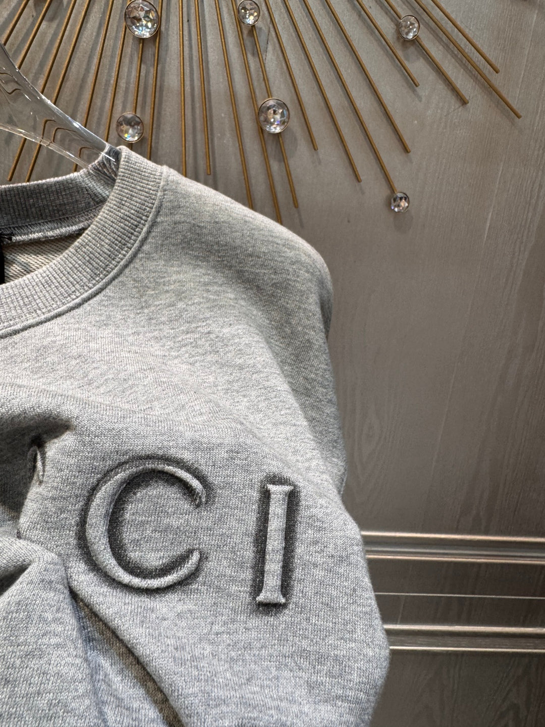 GG 25 Sweatshirt Grey Cotton 0023