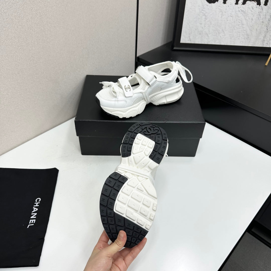 Chanel 2026 Casual Sneakers 30mm Mesh Calfskin 894891