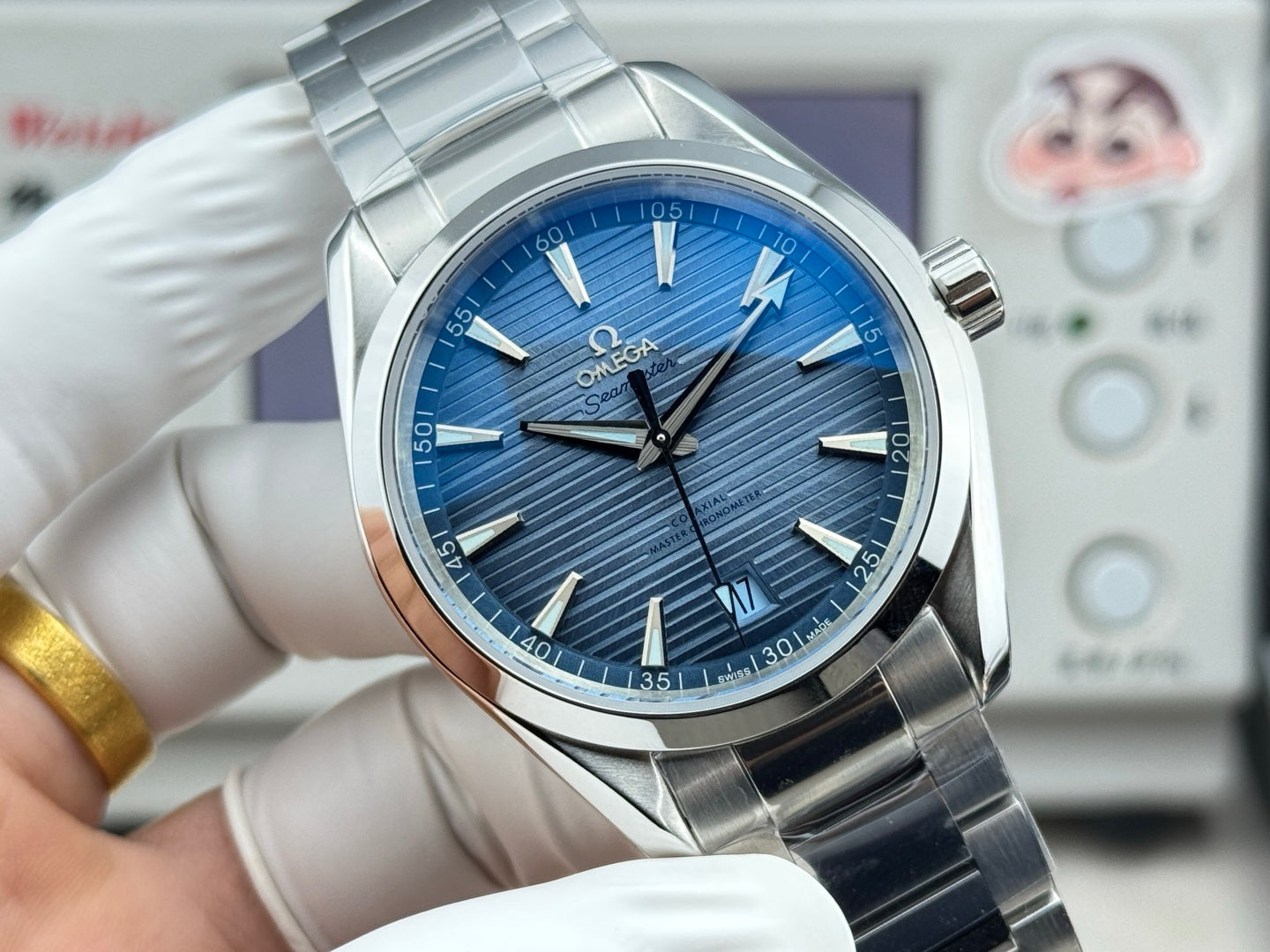 Omega Seamaster Aqua Terra 150m Co-Axial Master Chronometer 41mm Stainless Steel Blue dial