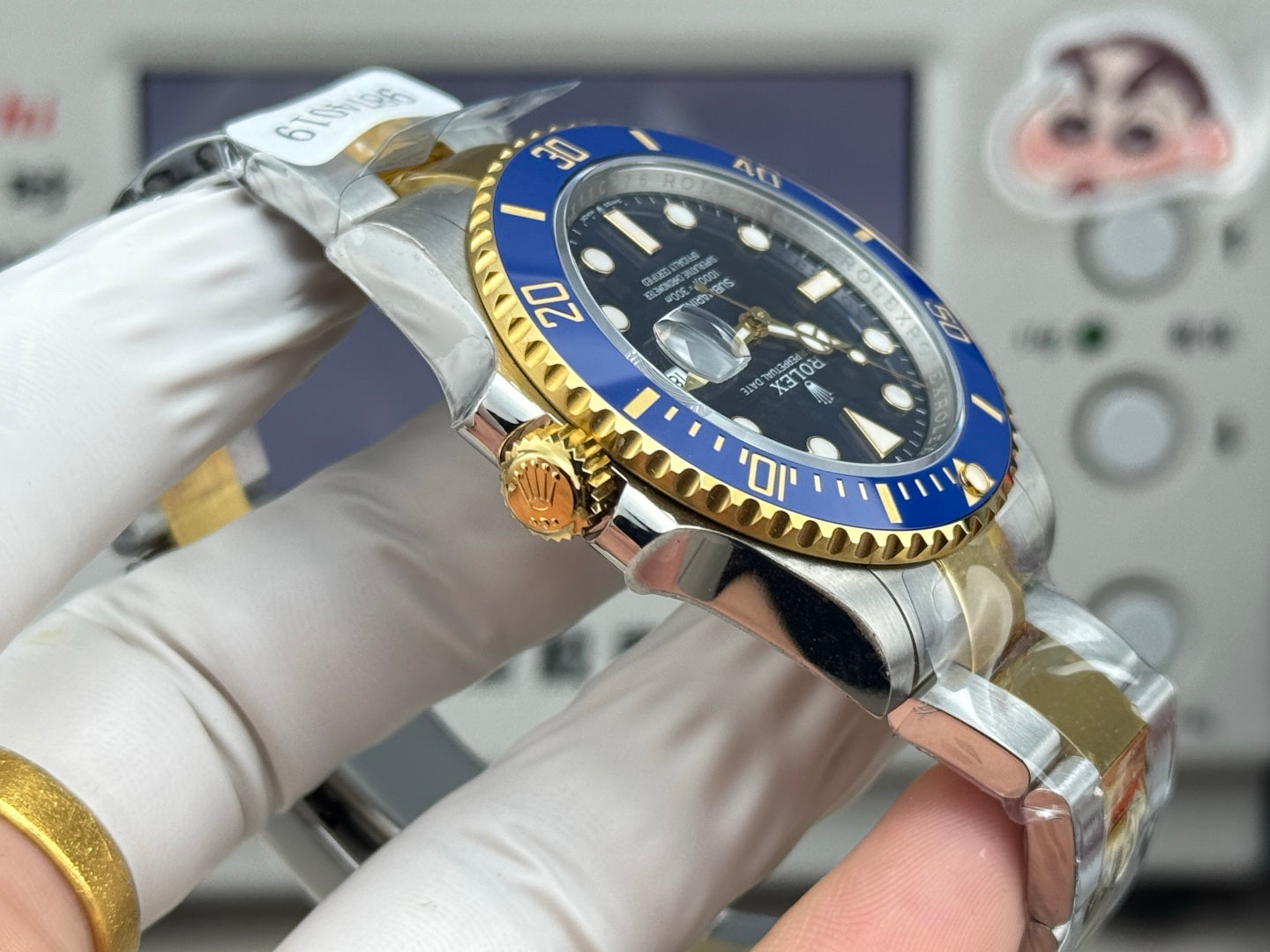 Rolex Submariner Date Gold Blue Case Blue Dial