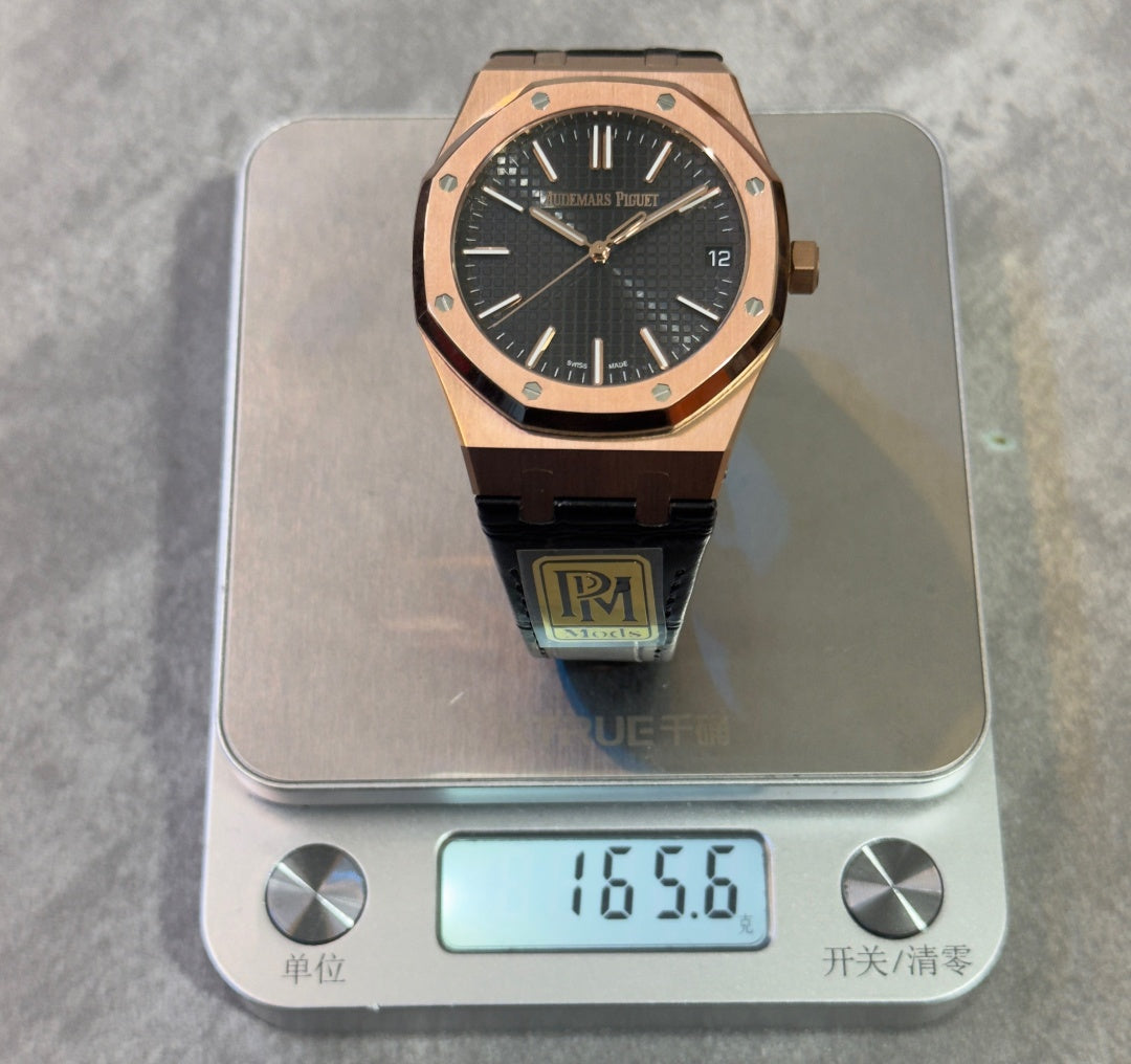 Audemars Piguet Royal Oak Selfwinding 41mm 15500OR Leather Strap