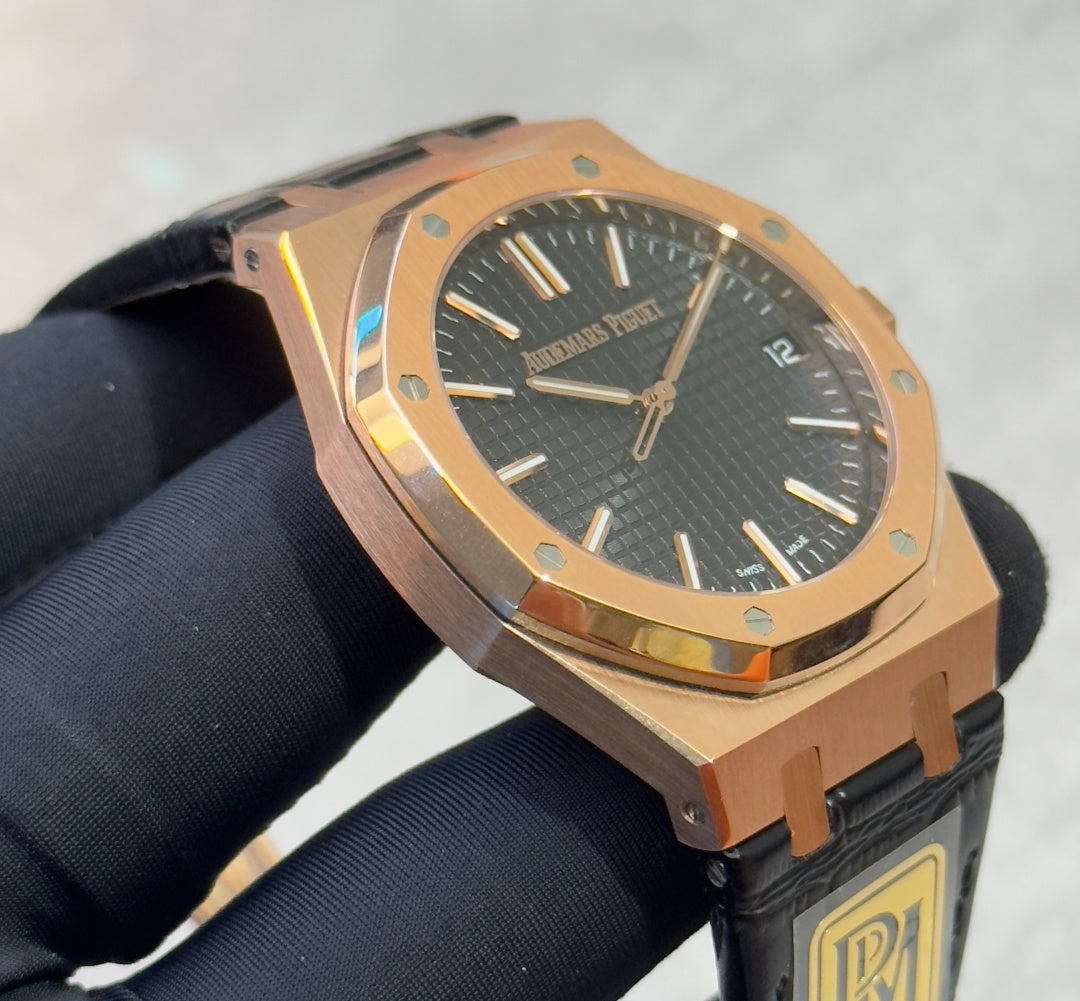 Audemars Piguet Royal Oak Selfwinding 41mm 15500OR Leather Strap