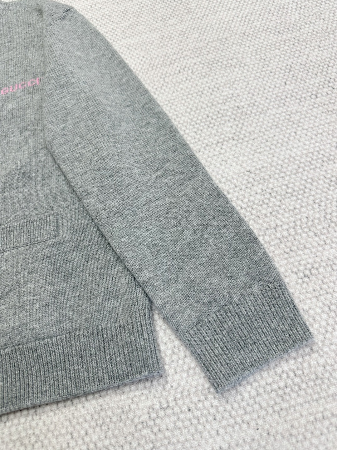 Gucci 2025 Cardigan With Intarsia Gray Wool Cashmere