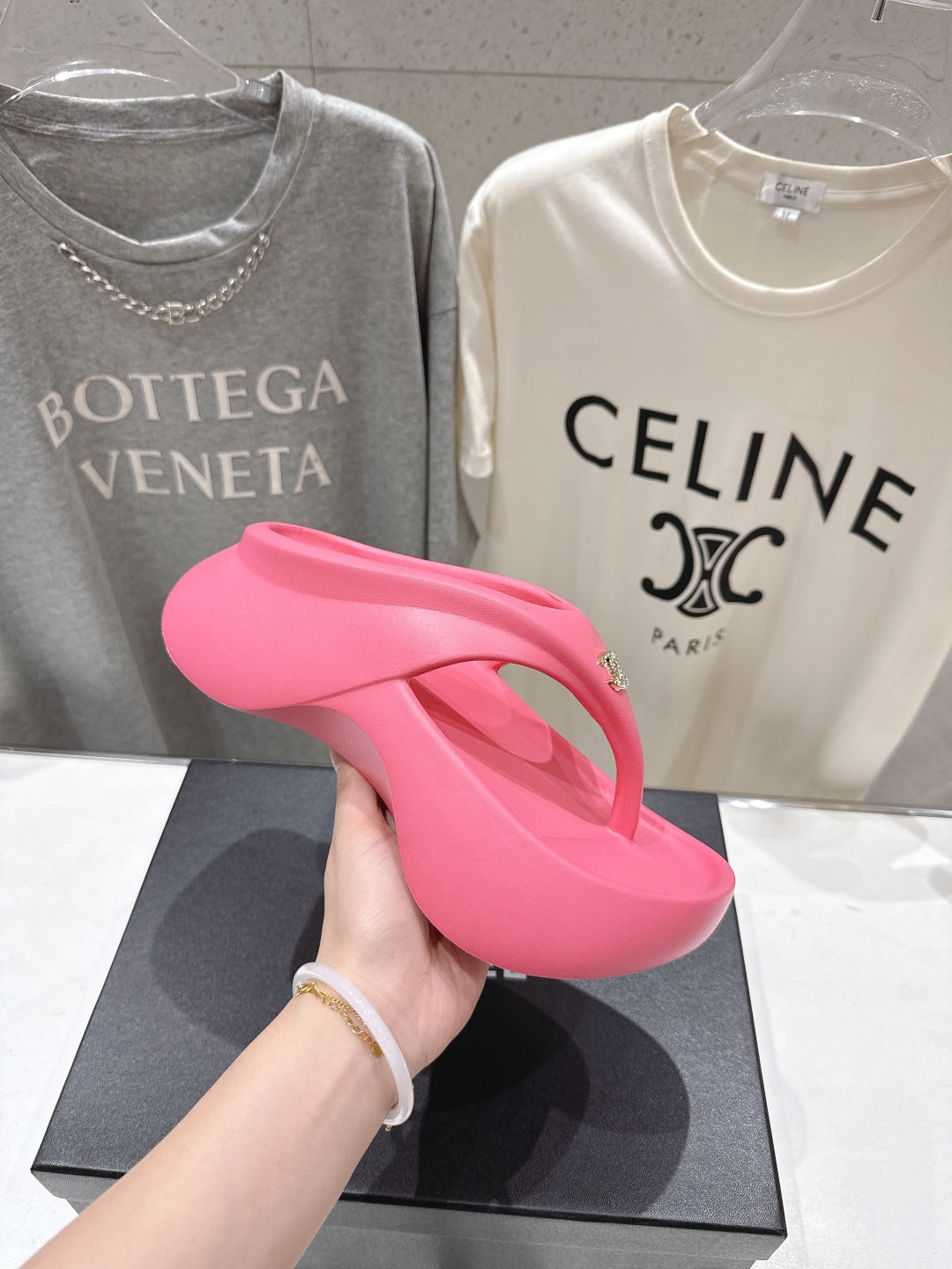 Chanel 2026 Flip-Flops Platform Wedge Heels 794233