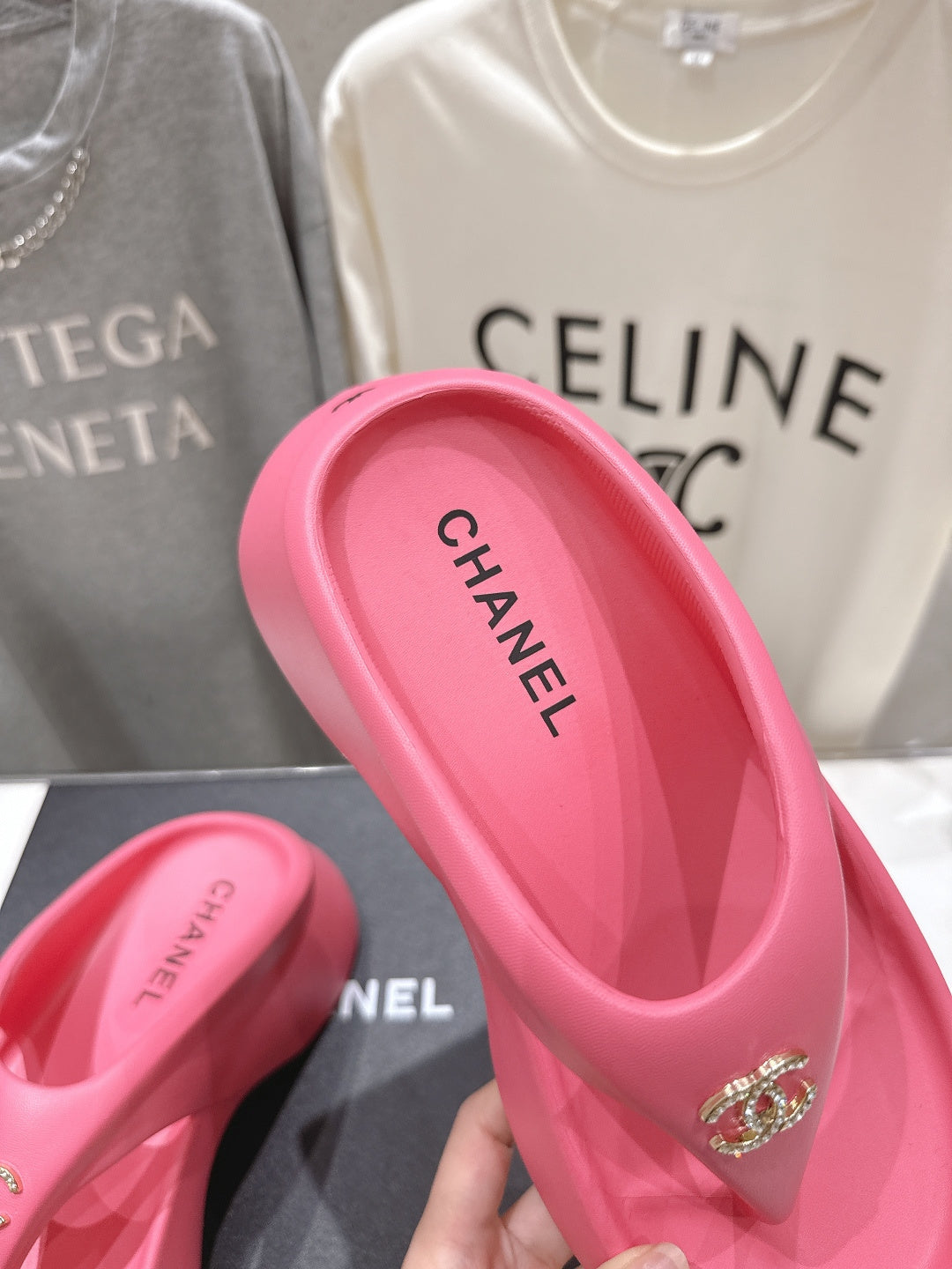 Chanel 2026 Flip-Flops Platform Wedge Heels 794233