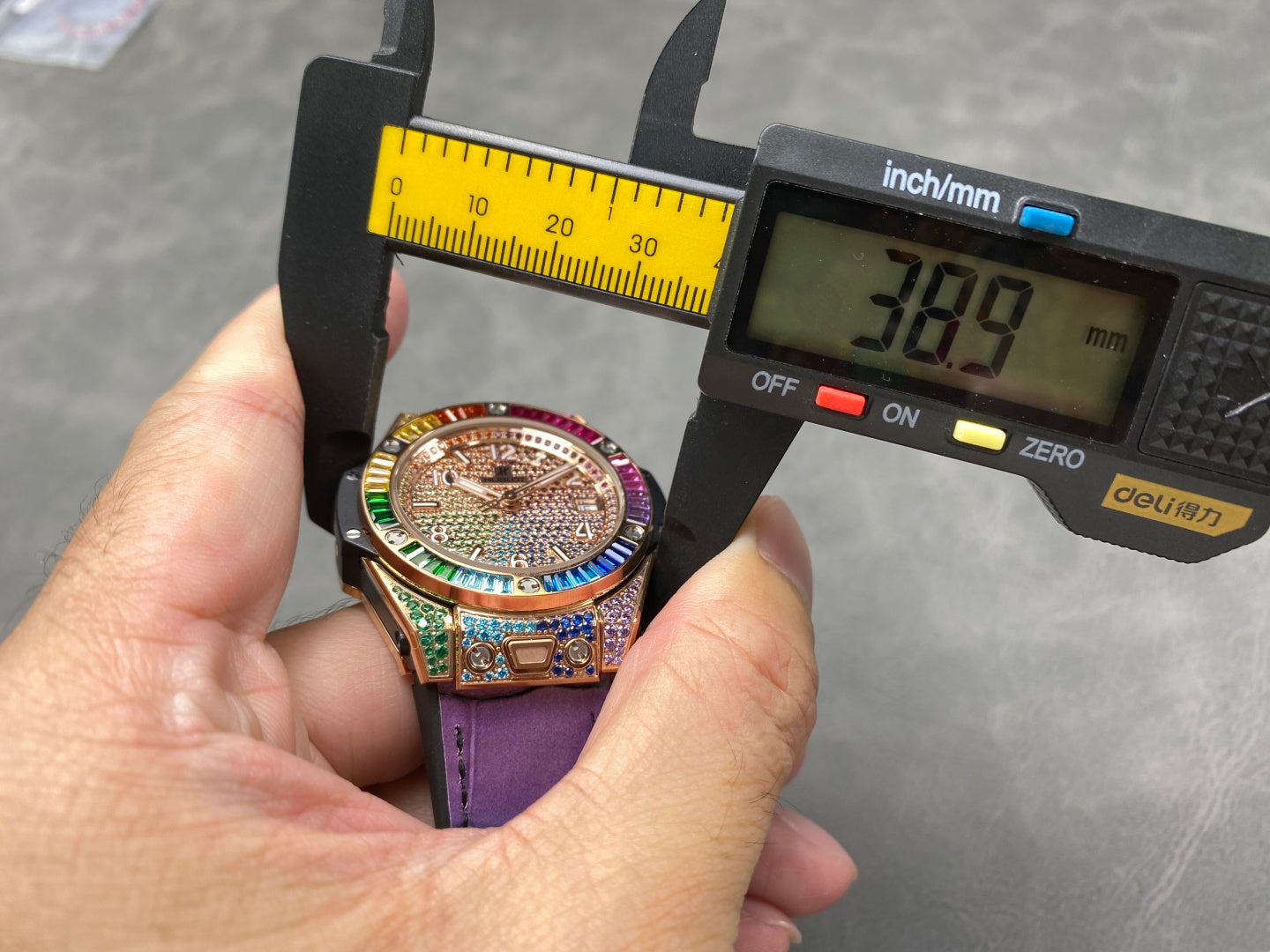 Hublot Big Bang One Click Rainbow Rose Gold 39mm Watch
