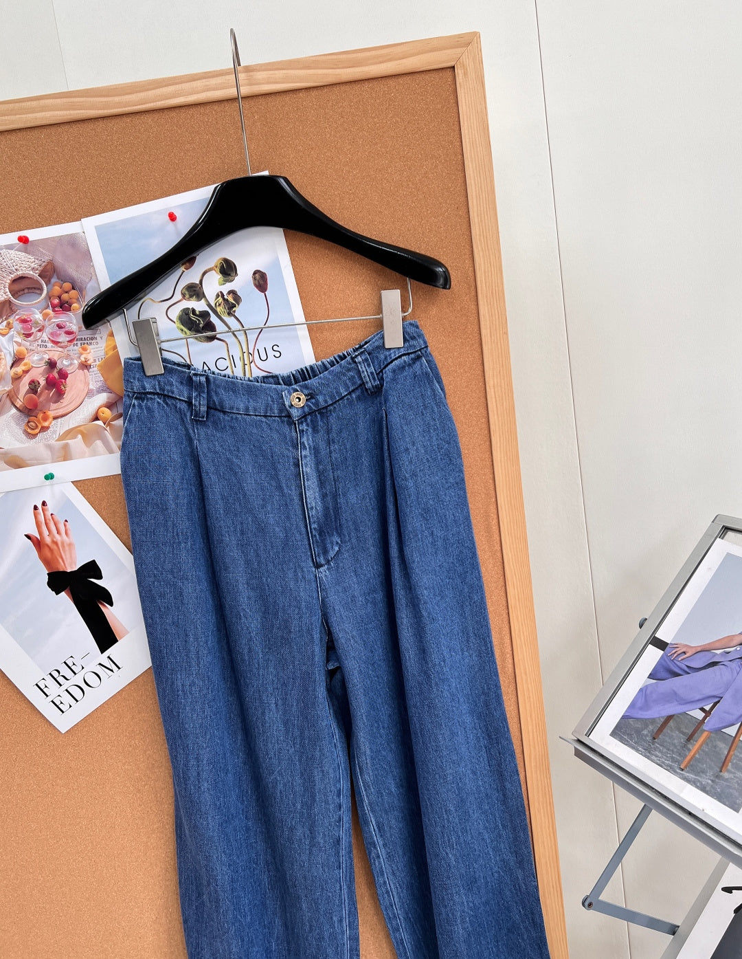 MiuMiu 2026 Straight-Leg Jeans Blue Cotton 636352