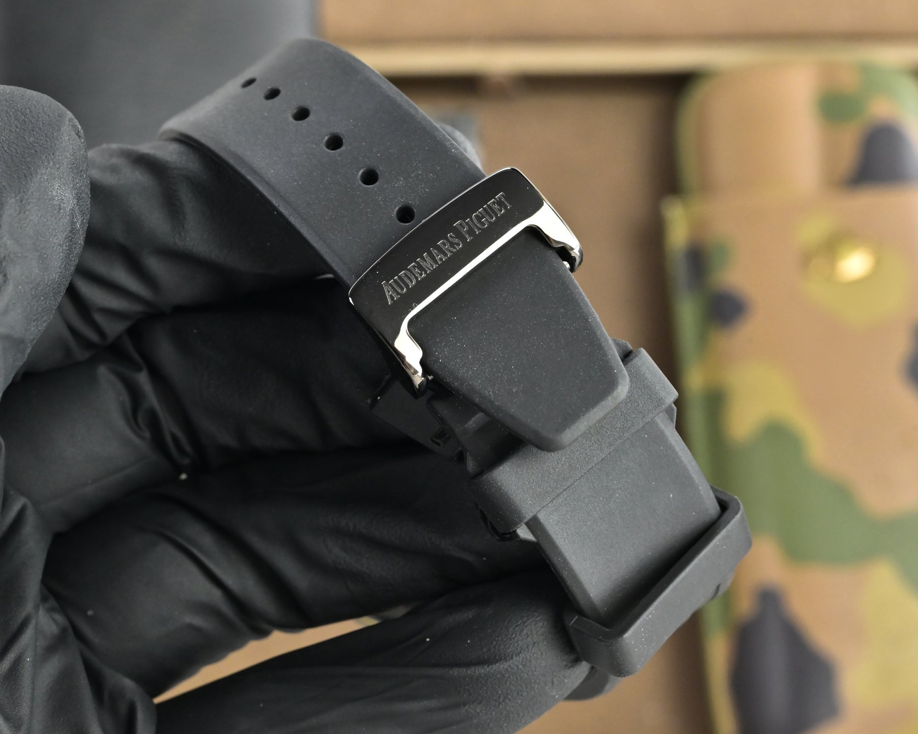 Audemars Piguet Royal Oak 41mm Custom Carbon Black Yellow Dial