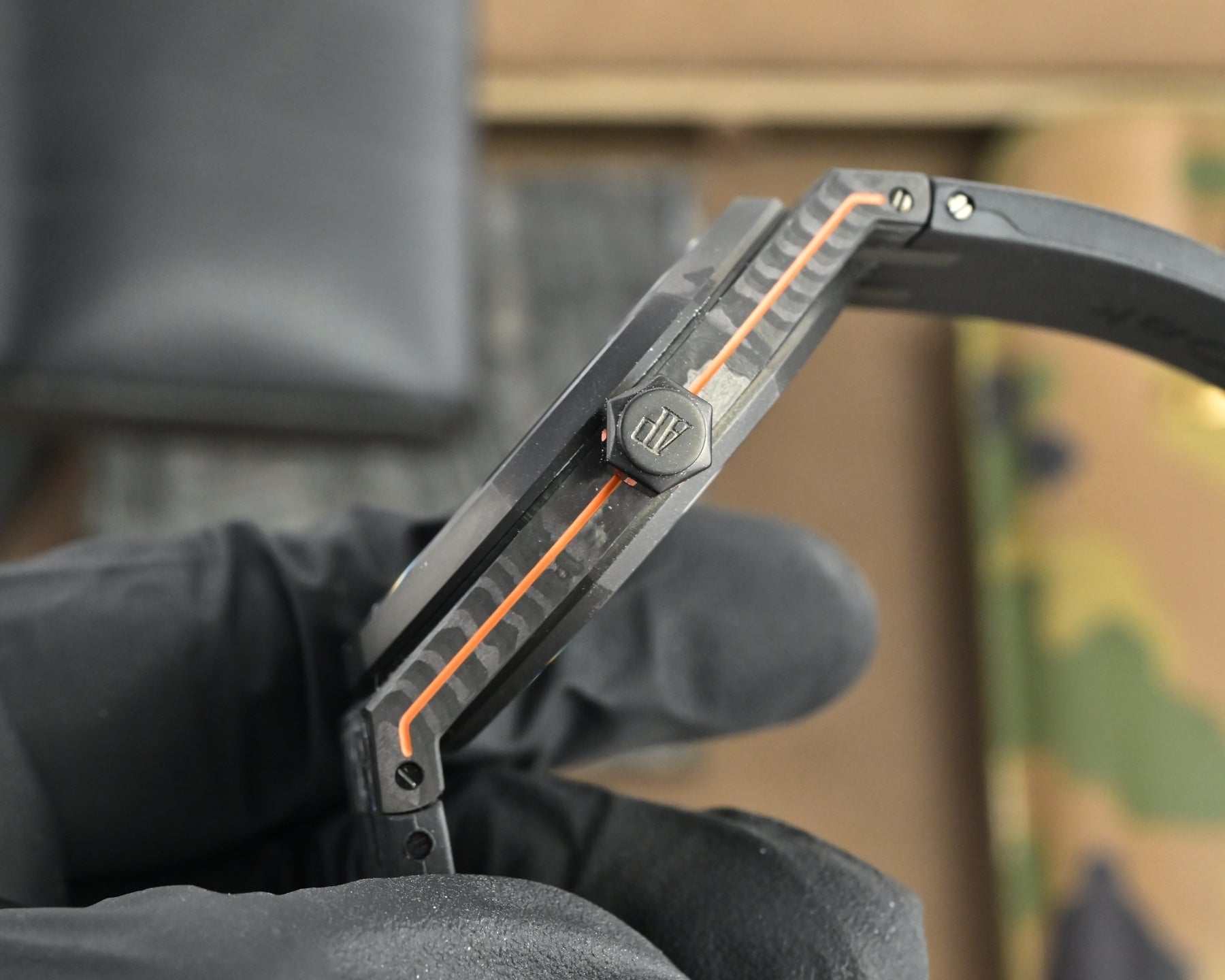 Audemars Piguet Royal Oak 41mm Custom Carbon Black Orange Dial