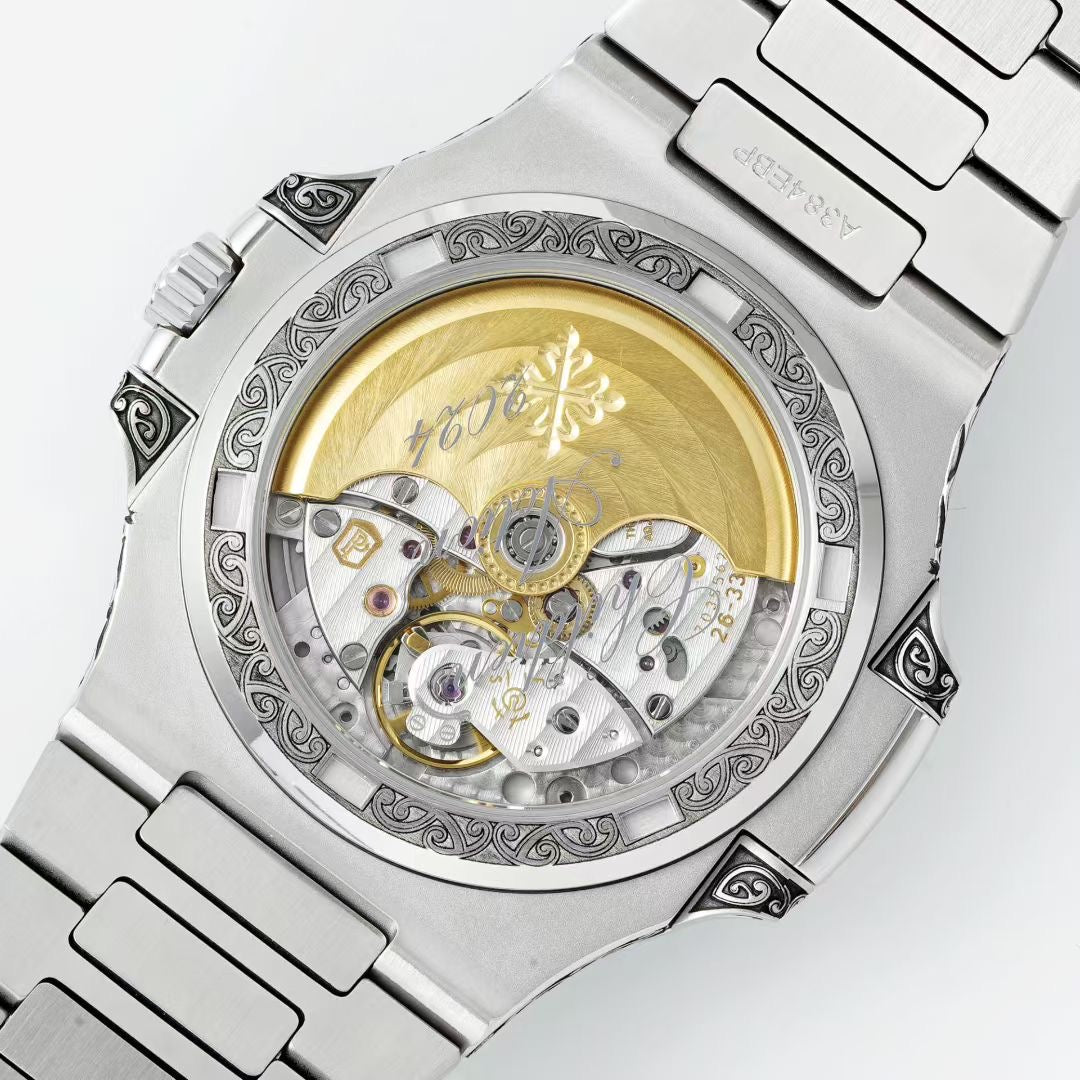 Patek Philippe Nautilus 5711 "Children Action"40mm Black Dial Stainless Steel Case