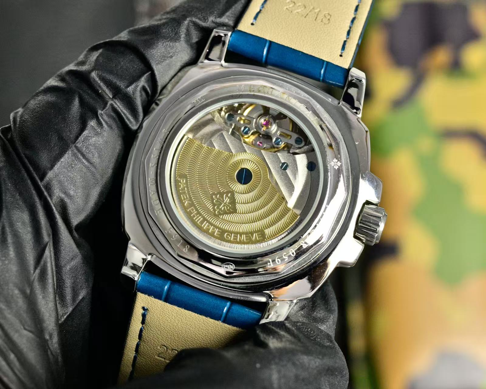 Patek Philippe Double Tourbillon Blue Dial 42mm Watch