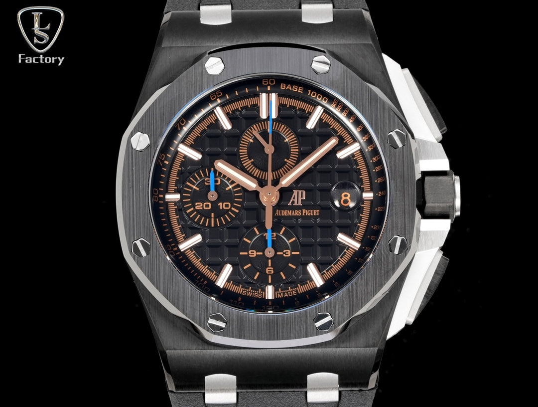 Audemars Piguet Royal Oak Offshore Chronograph 41mm Black Case Brown Black Dial