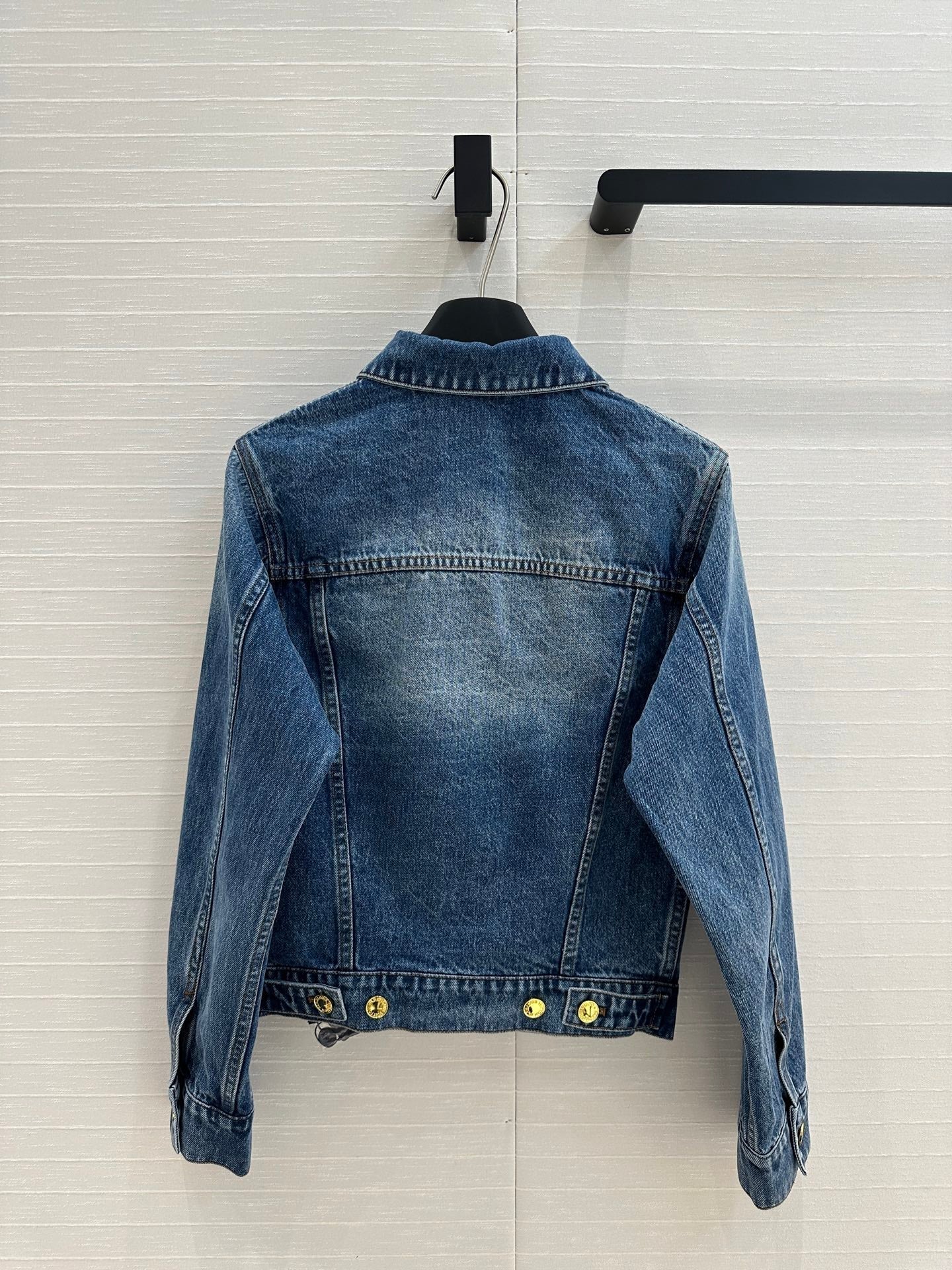 LV 25 Denim Jacket Blue Cotton