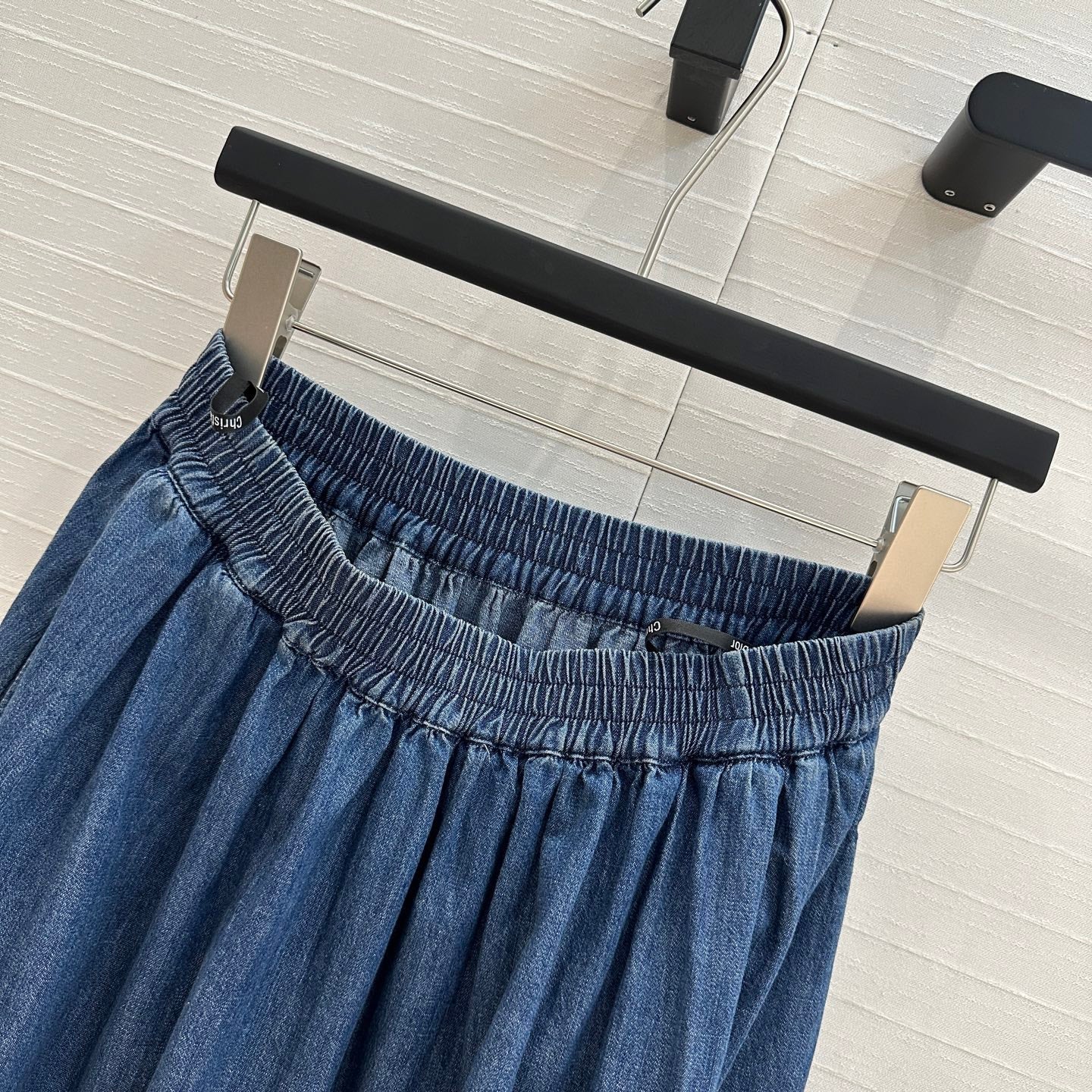 CD 25 Mid-length Skirt Blue Cotton