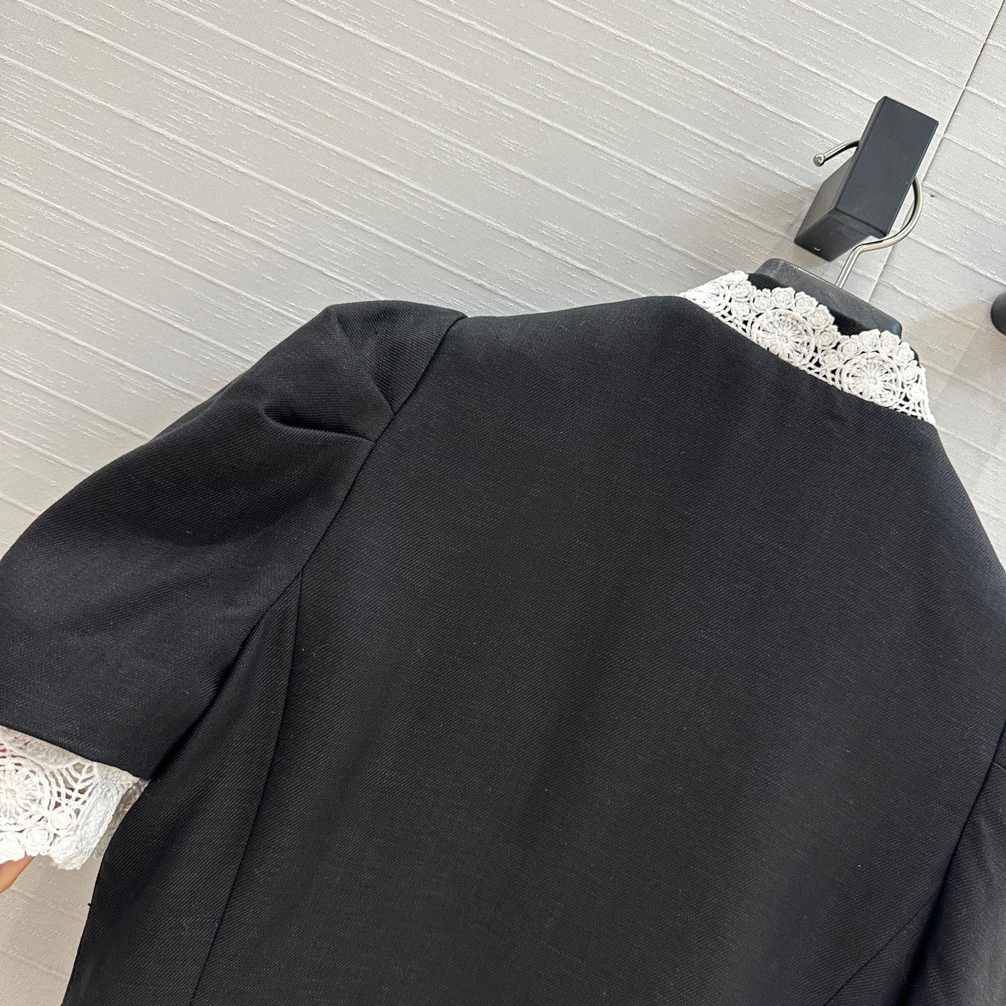 CD 25 Palace Style Jacket Black Linen