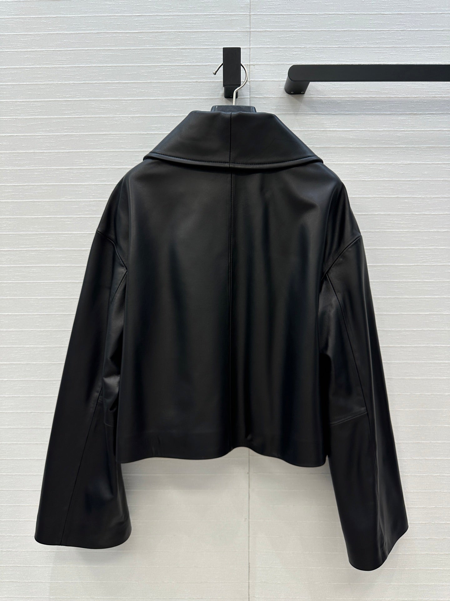Loewe 25 Jacket Black Lambskin And Cotton